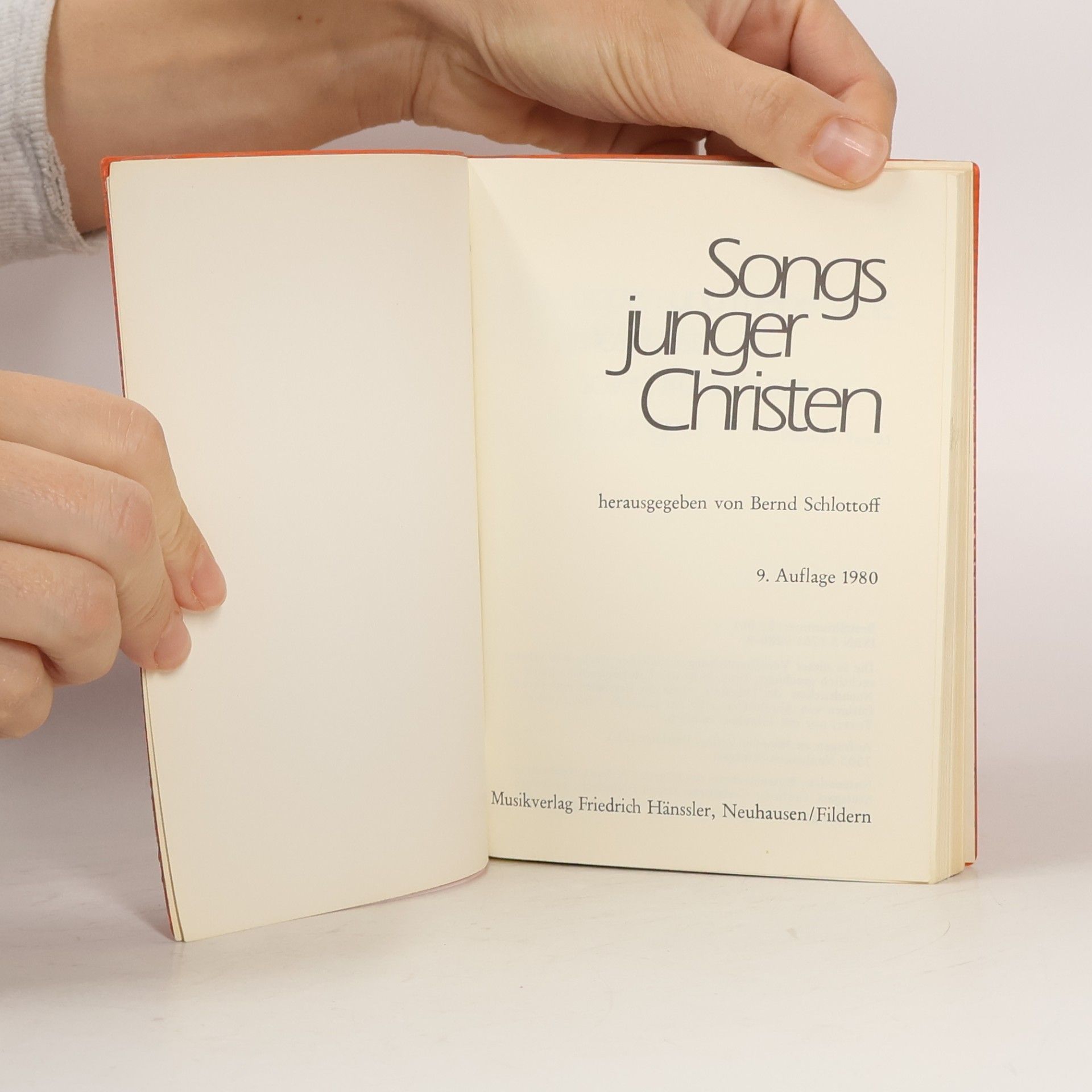 Bernd Schlottoff Songs junger Christen