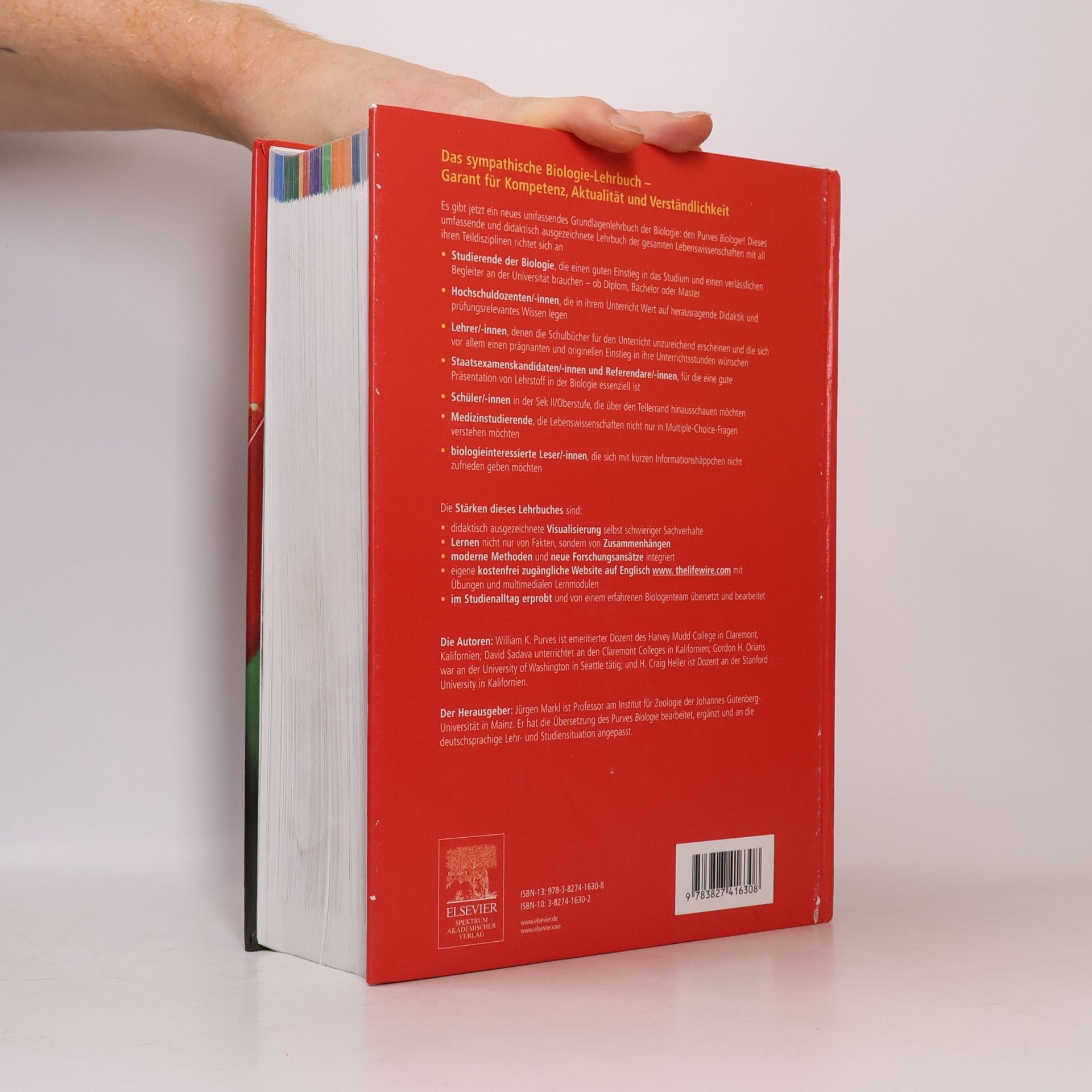 David E. Sadava Biologie 7. Auflage