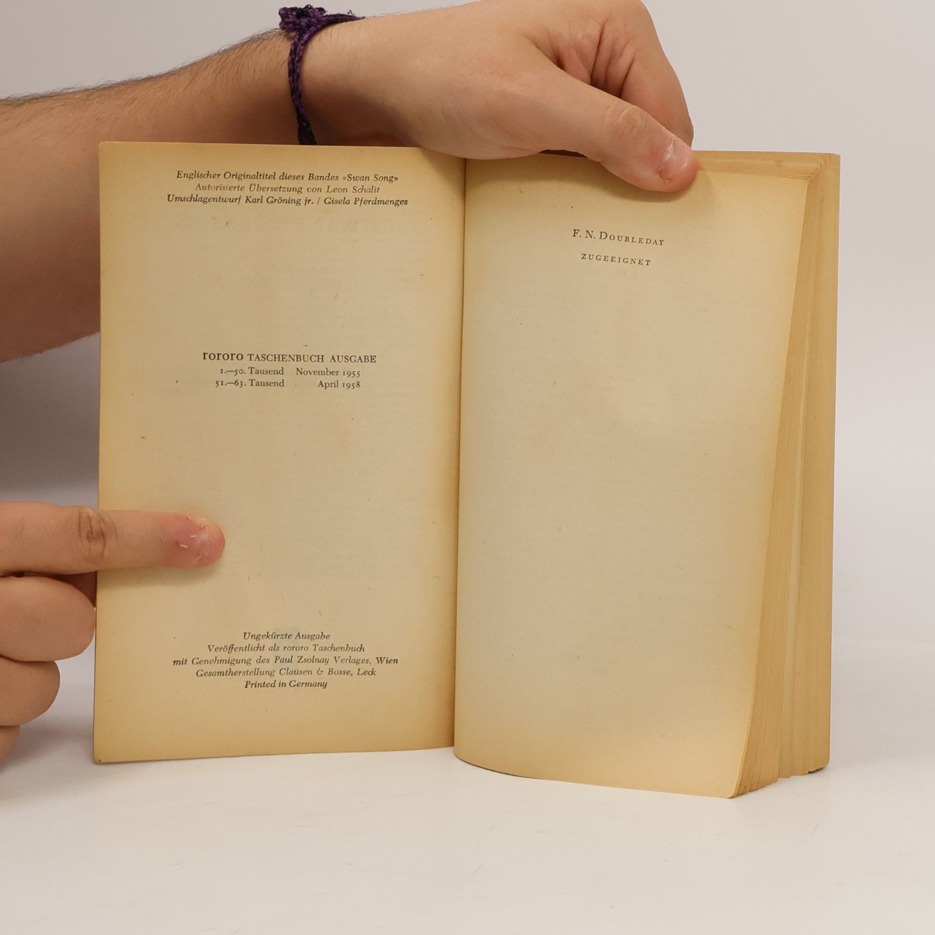 John Galsworthy Schwanengesang