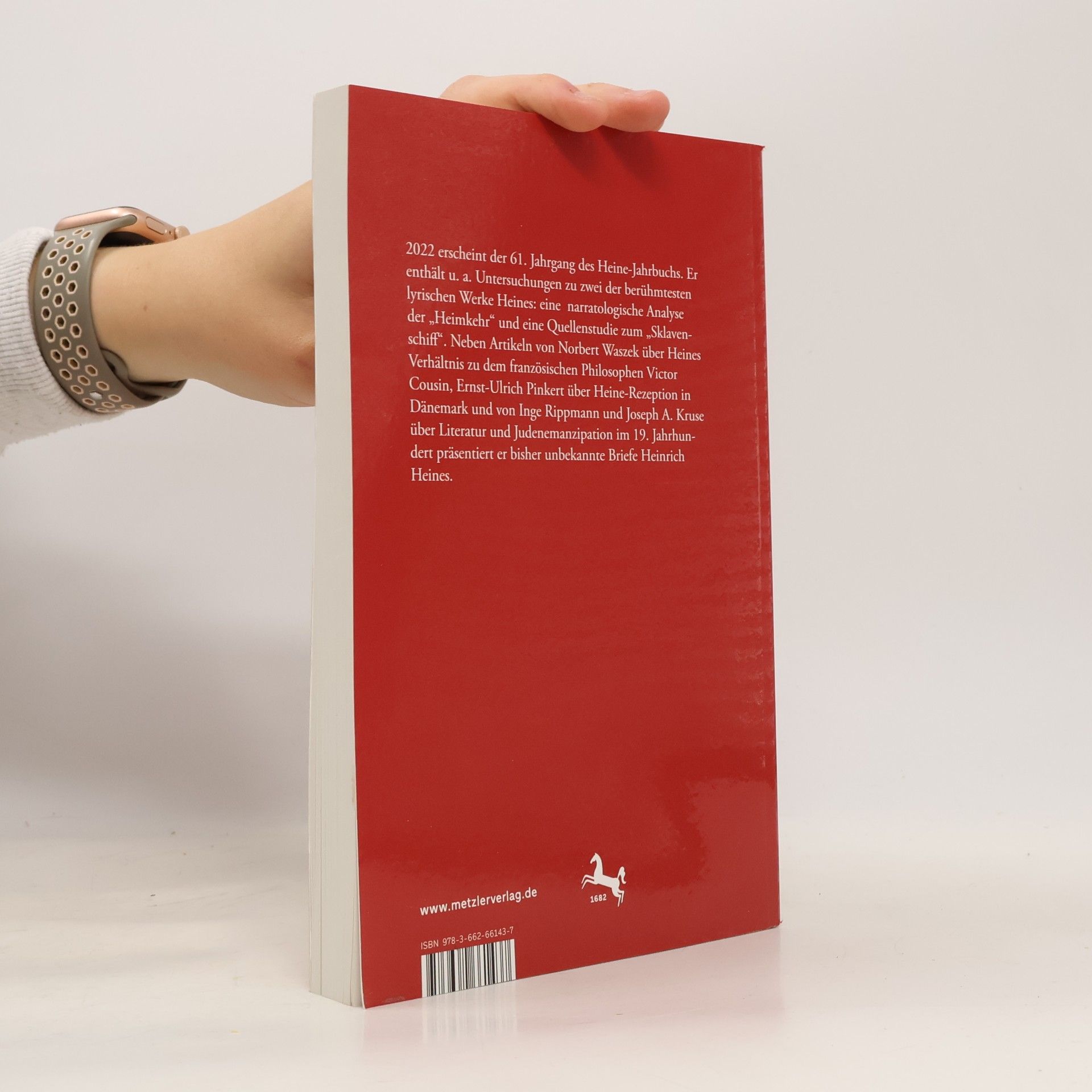Sabine Brenner-Wilczek Heine-Jahrbuch 2022