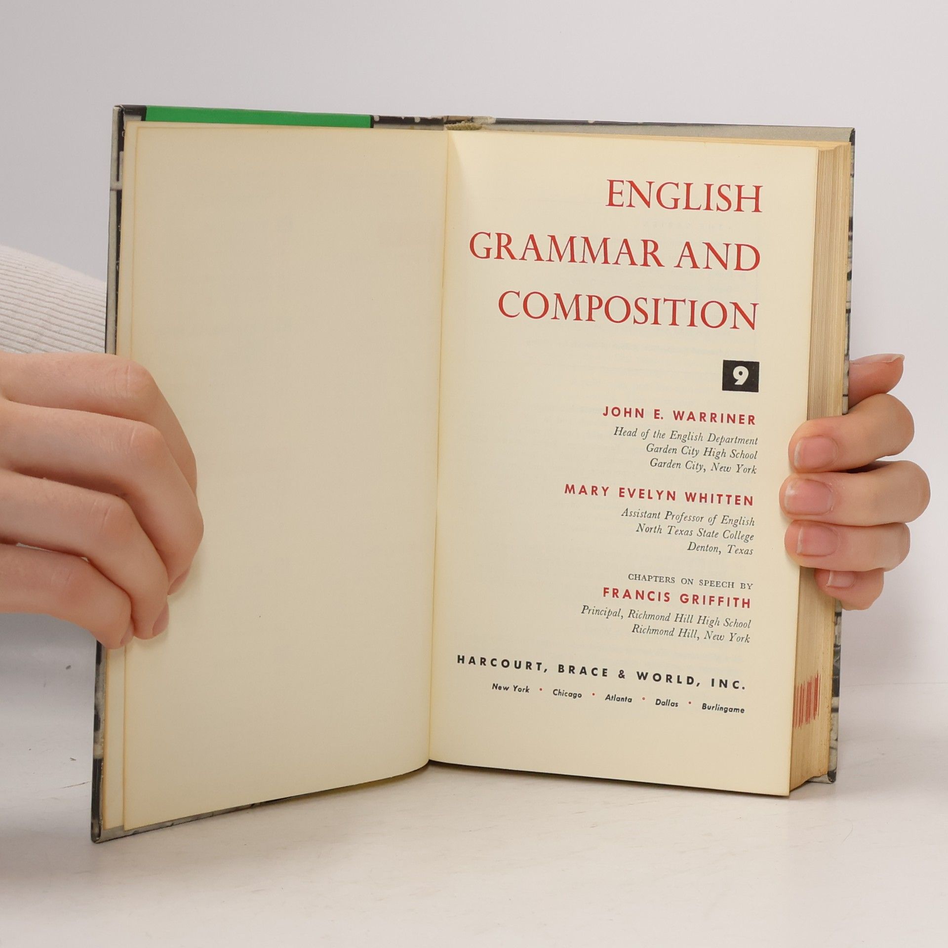 John E. Warriner Warriner's English Grammar and Composition