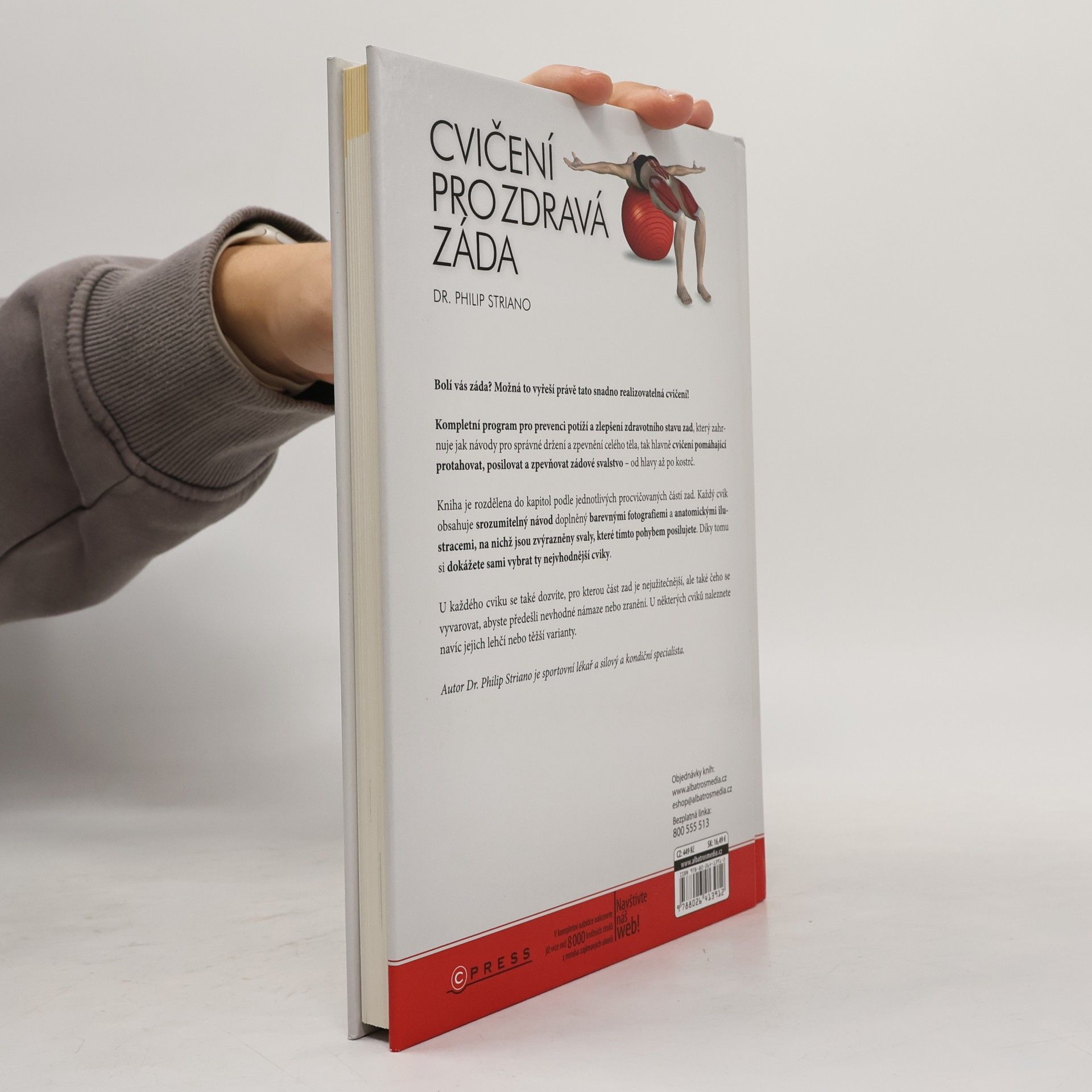 Philip Striano Cvičení pro zdravá záda - anatomie