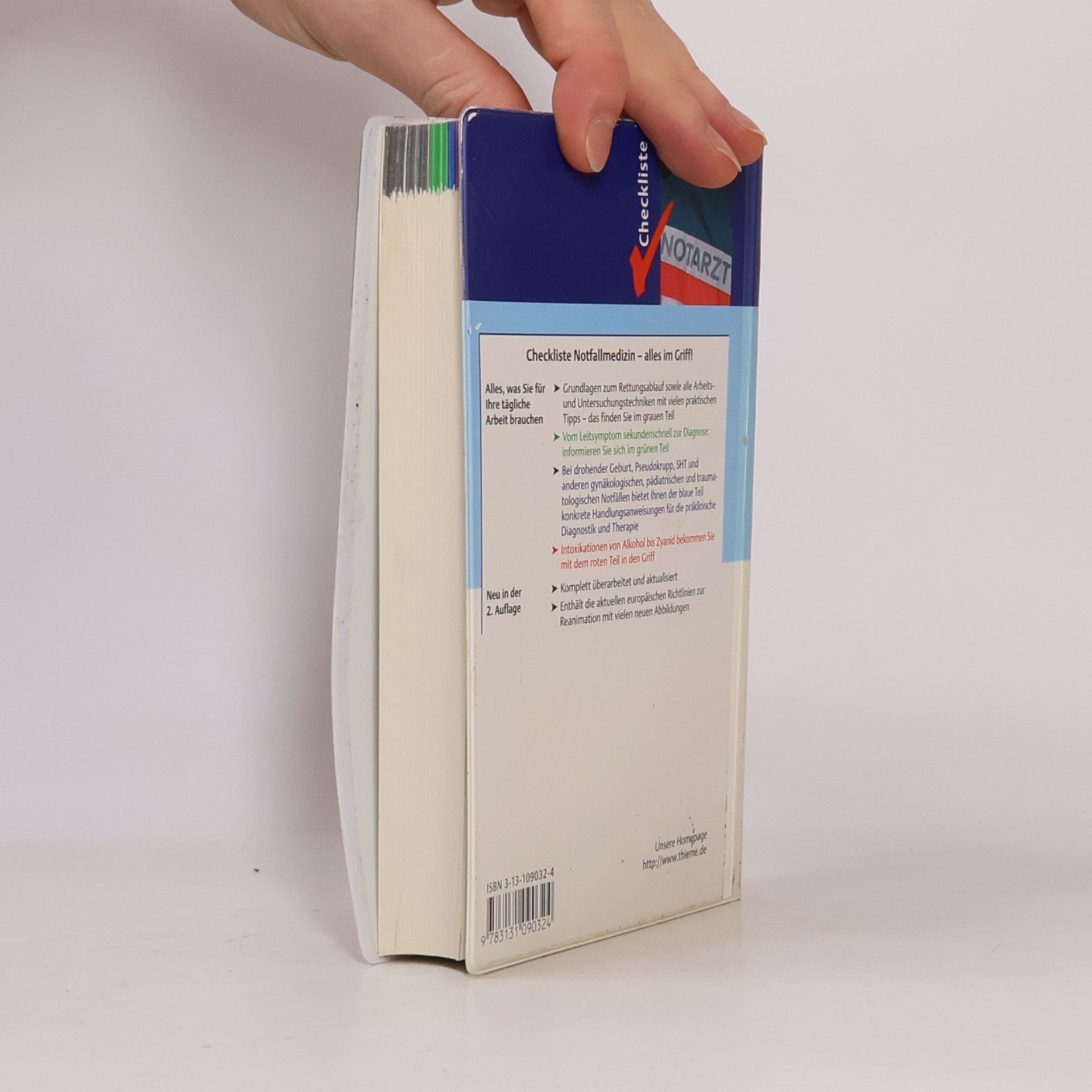 Thomas Ziegenfuß Checkliste Notfallmedizin