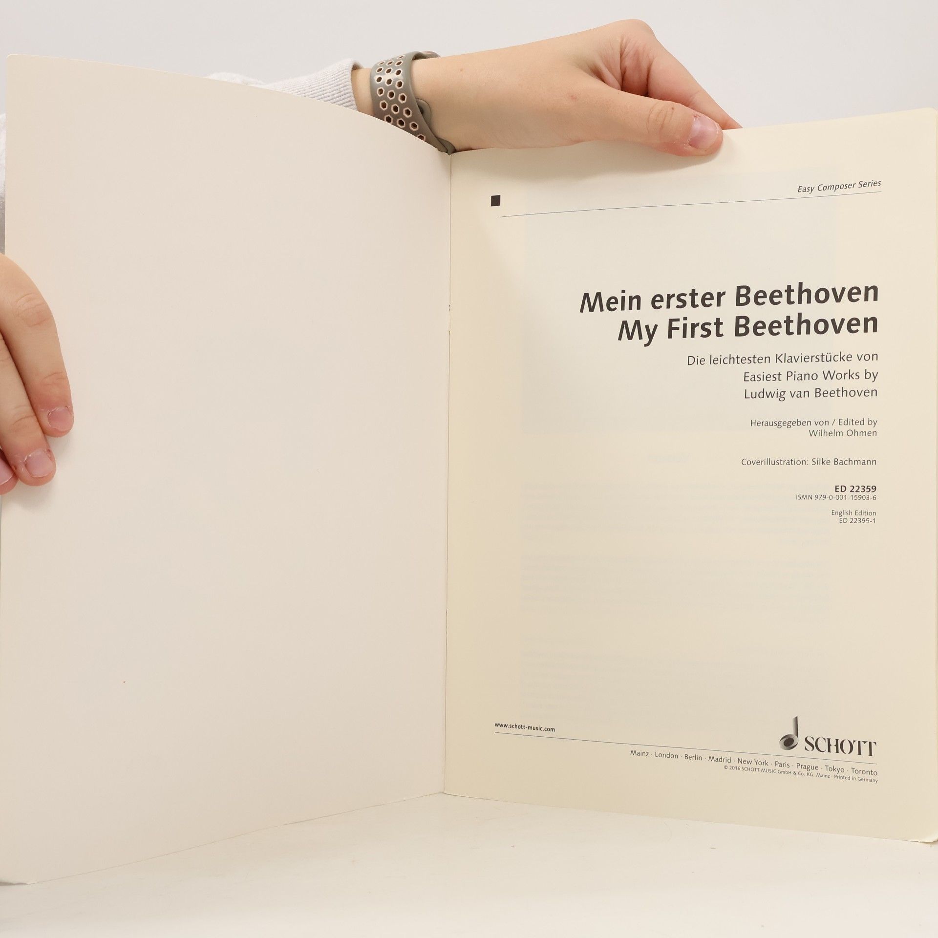 Wilhelm Ohmen Easy Composer Series: Mein erster Beethoven: Die leichtesten Klavierwerke von Ludwig van Beethoven. Klavier.