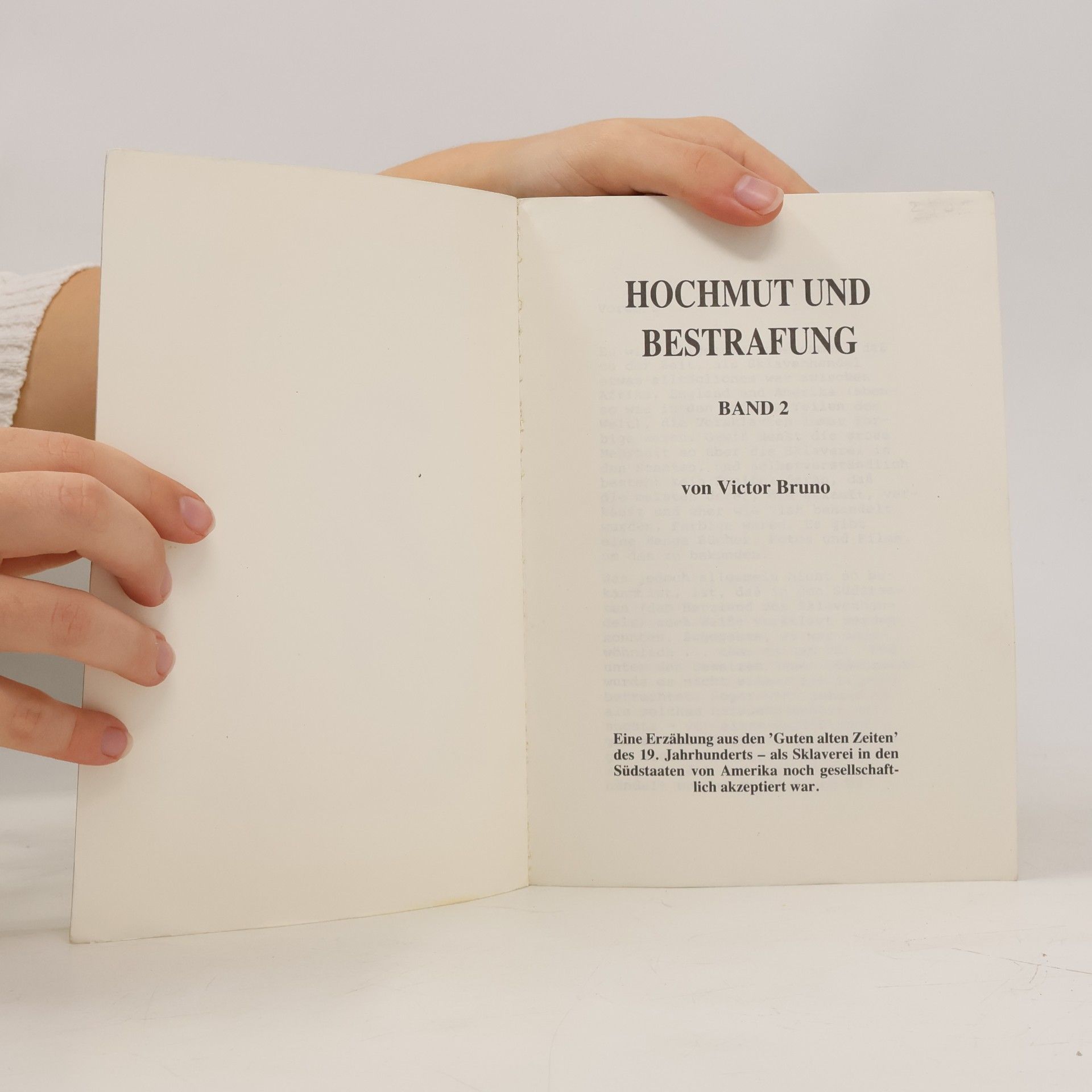 Victor Bruno Hochmut und Bestrafung 2