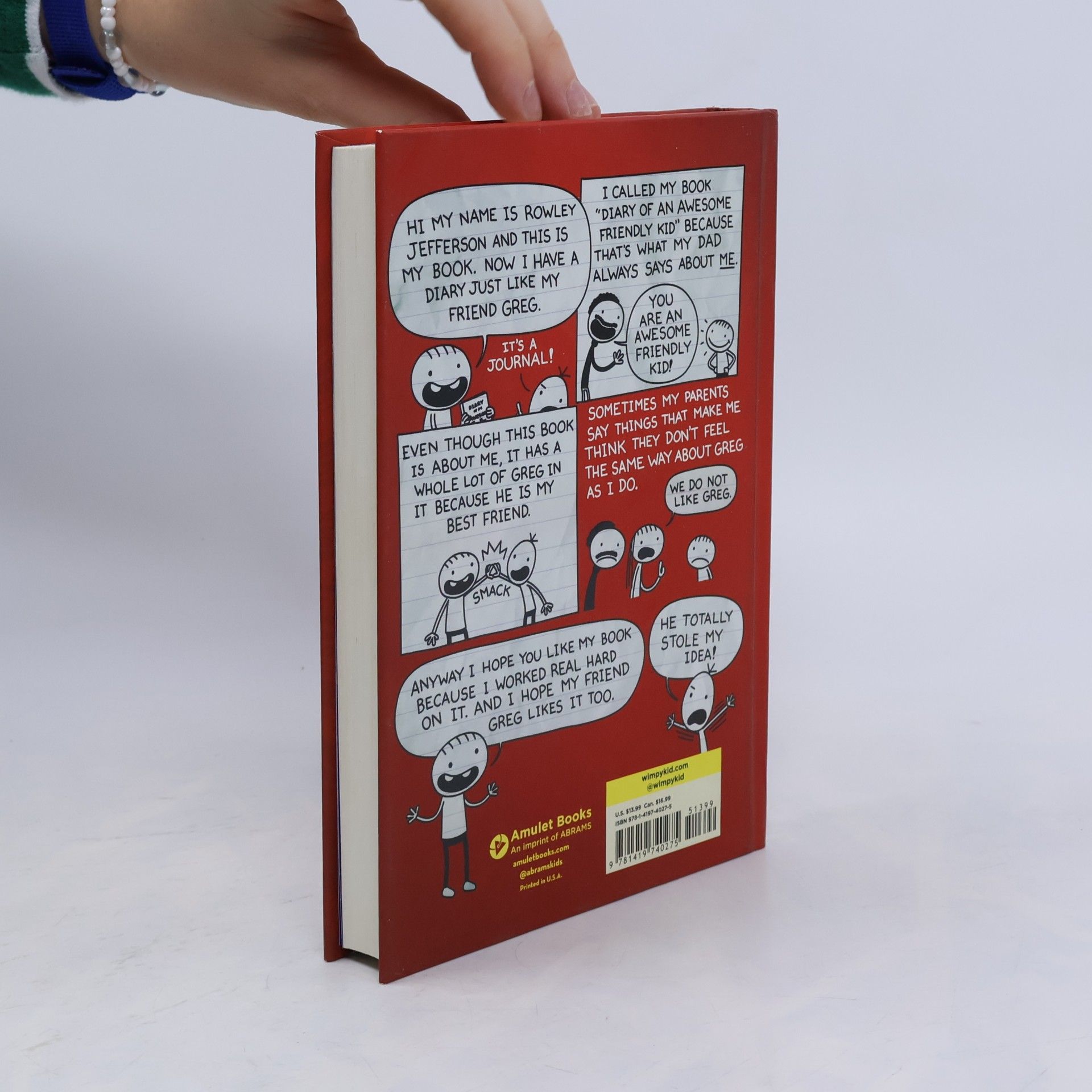 Jeff Kinney Diary of an Awesome Friendly Kid. Rowley Jefferson's Journal