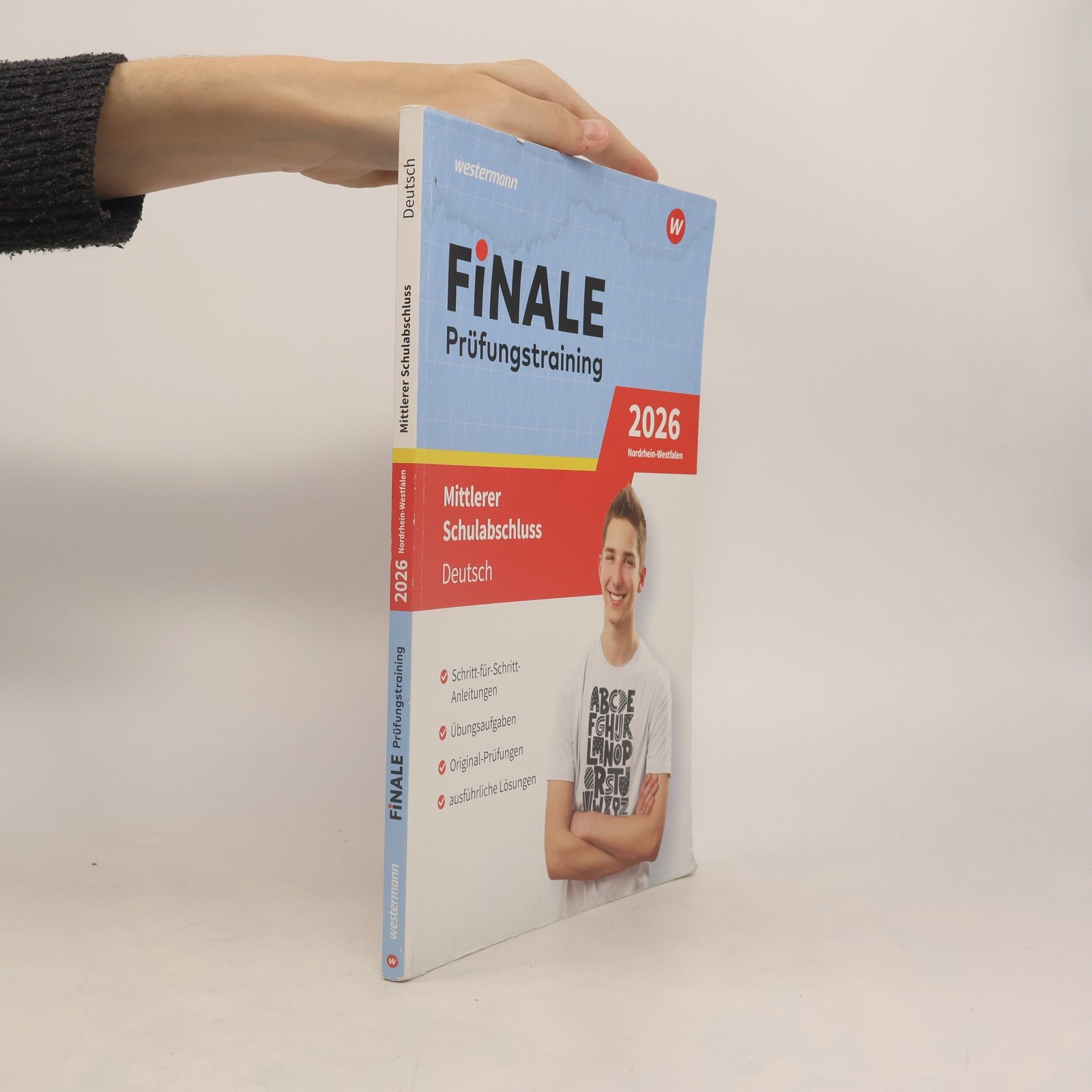 FiNALE - Prüfungstraining Mittlerer Schulabschluss Nordrhein-Westfalen: Deutsch 2026 Arbeitsbuch mit Lösungsheft