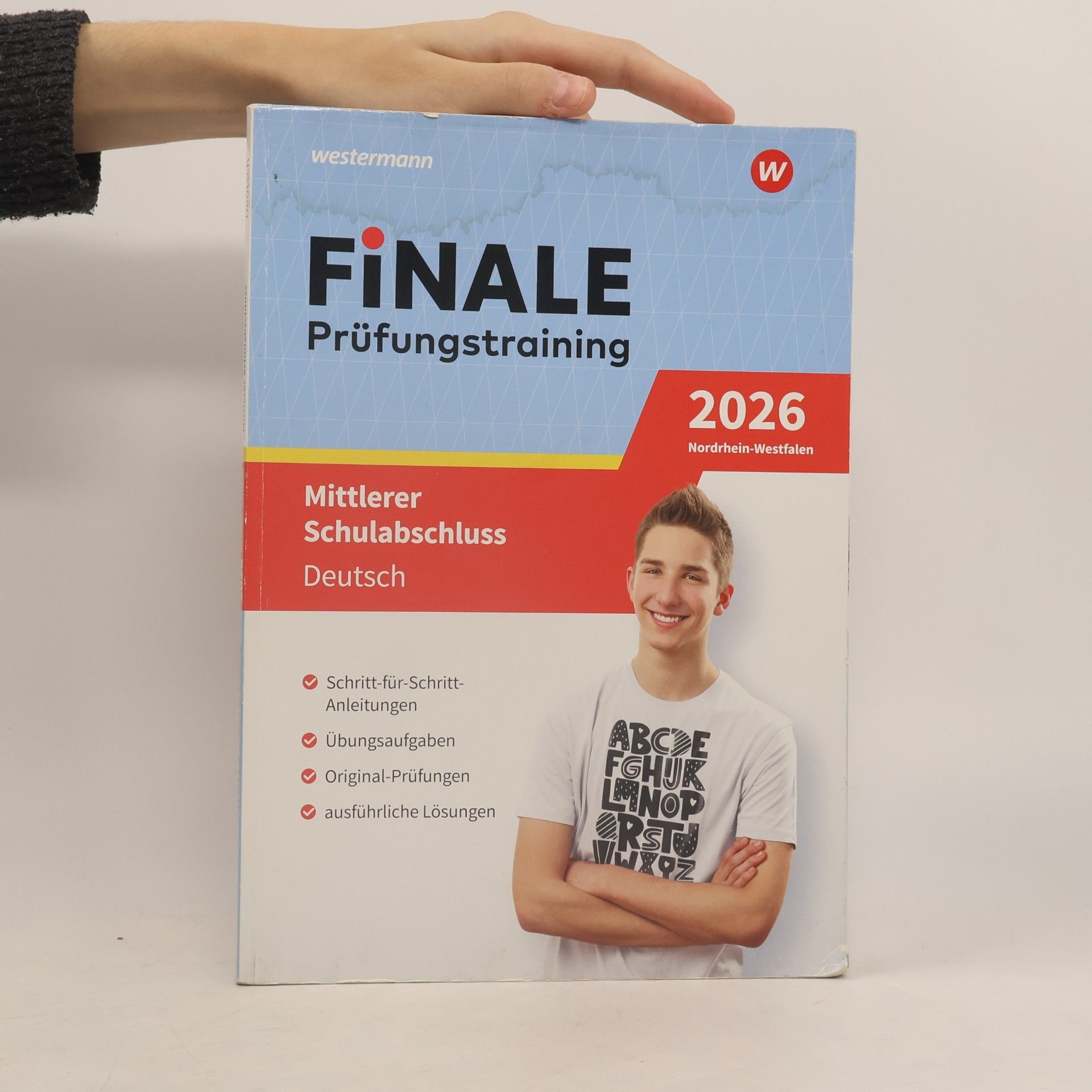 Andrea Heinrichs FiNALE - Prüfungstraining Mittlerer Schulabschluss Nordrhein-Westfalen: Deutsch 2026 Arbeitsbuch mit Lösungsheft