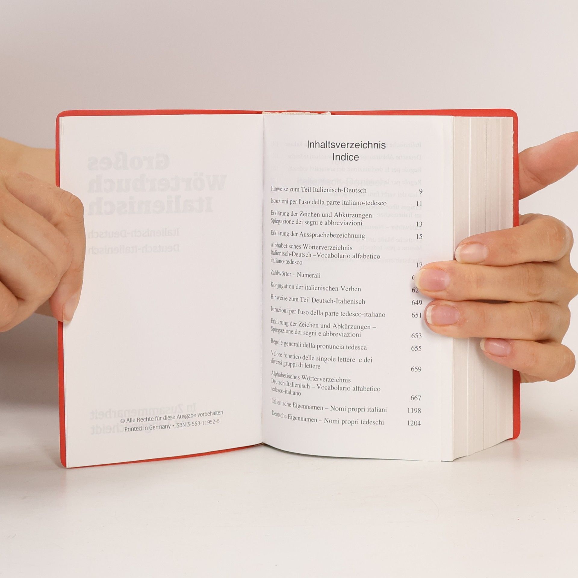 Großes Wörterbuch Italienisch