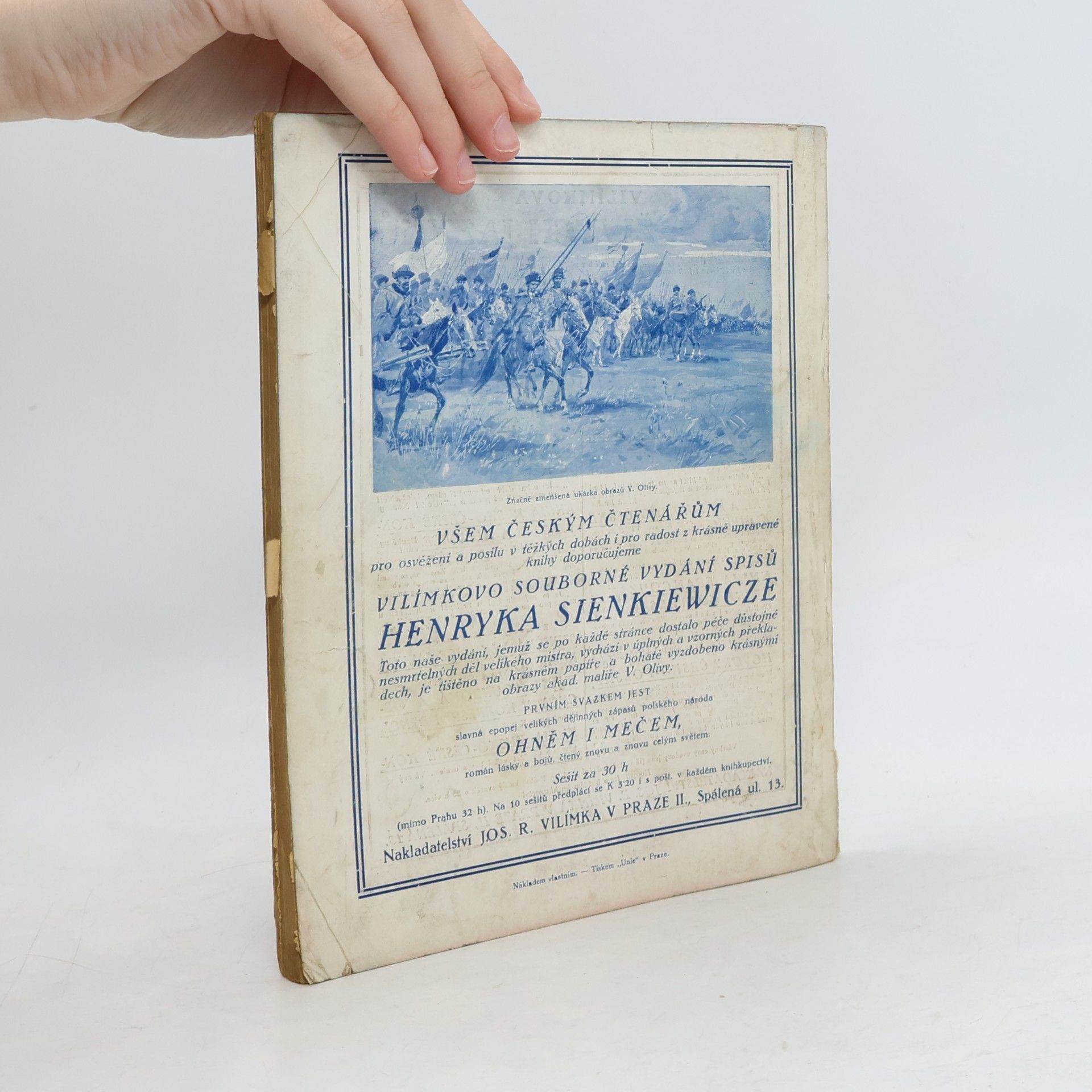 Henryka Sienkiewicze Vilímkův Humoristický Kalendář 1918