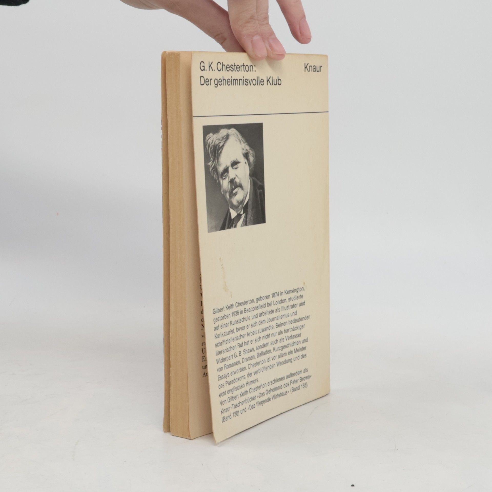 G. K. Chesterton Der geheimnisvolle Klub