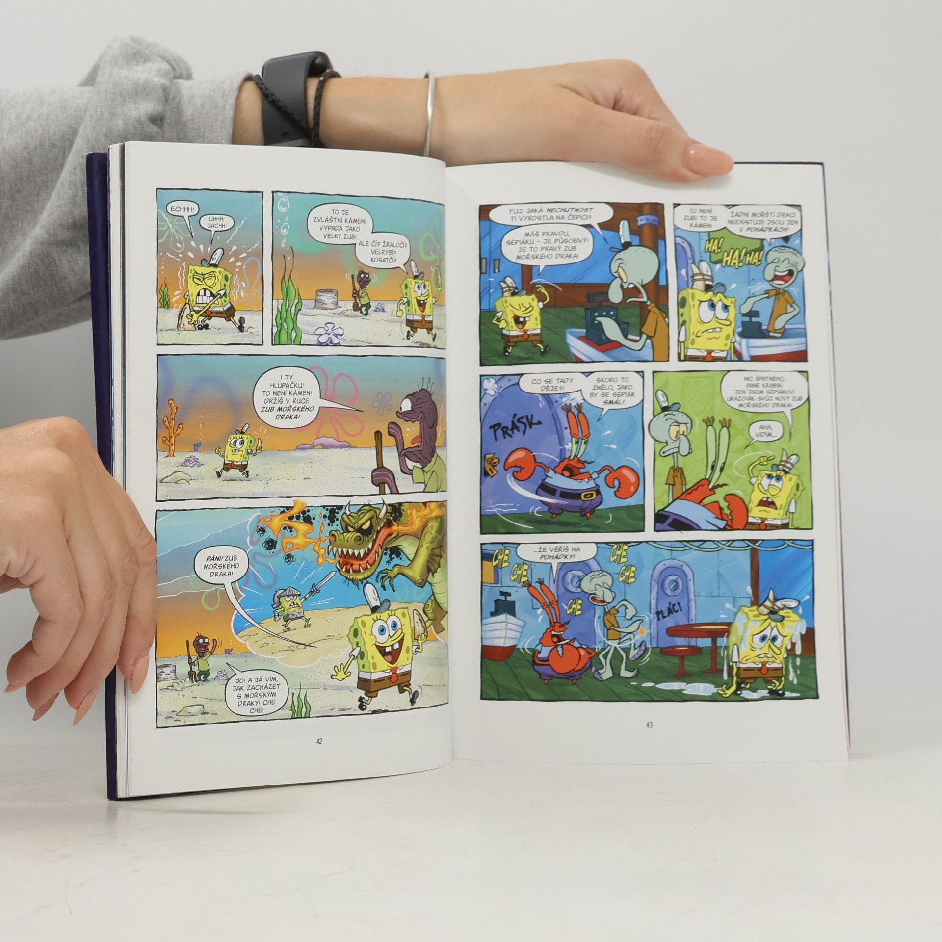 Stephen Hillenburg SpongeBob : komiks. Č. 3, Příběhy ze zakletého ananasu