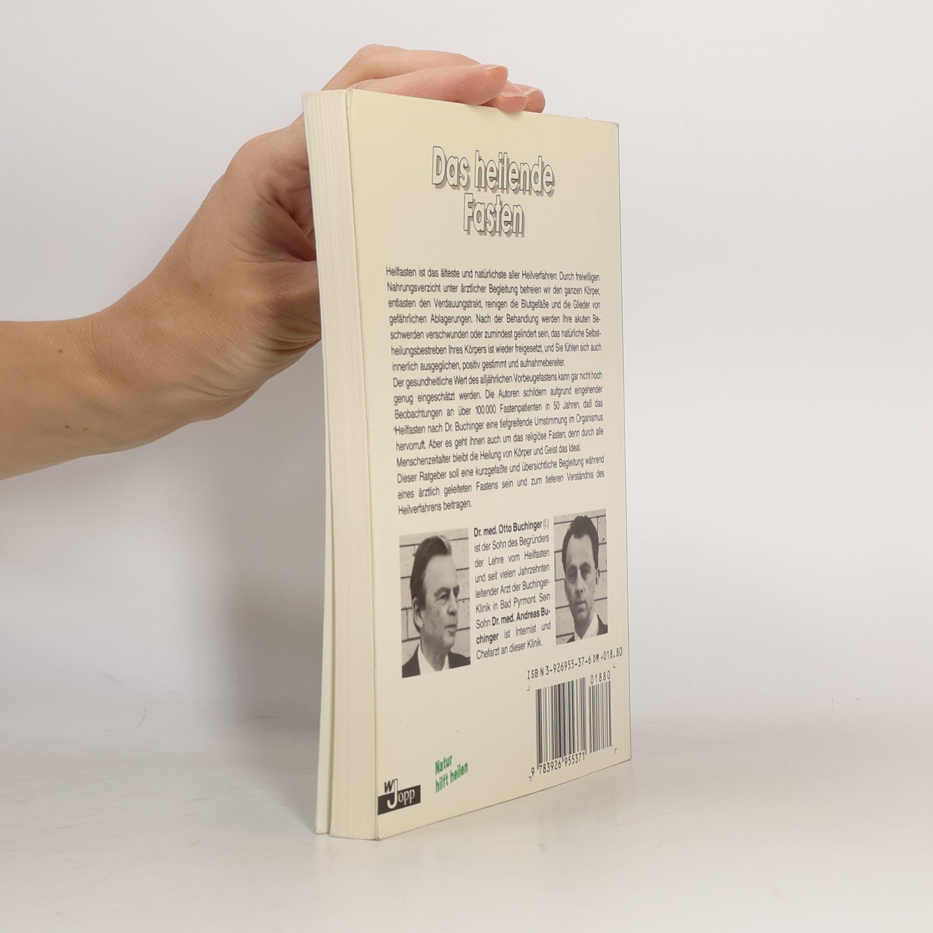 Otto Buchinger Das heilende Fasten