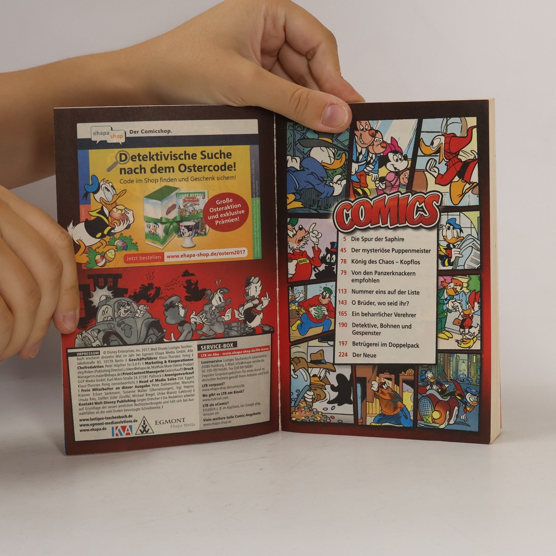 Walt Disney Lustiges Taschenbuch 492. Die Spur der Saphire