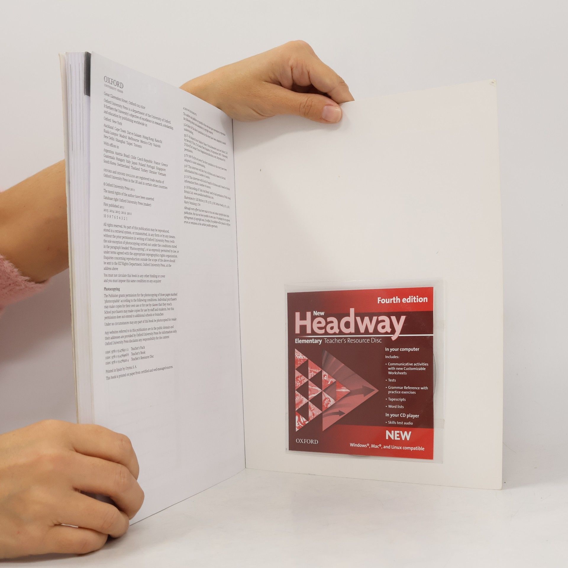 Liz Soars New Headway Elementary Teacher´s Book with Teacher´s Resource Disc (4th)