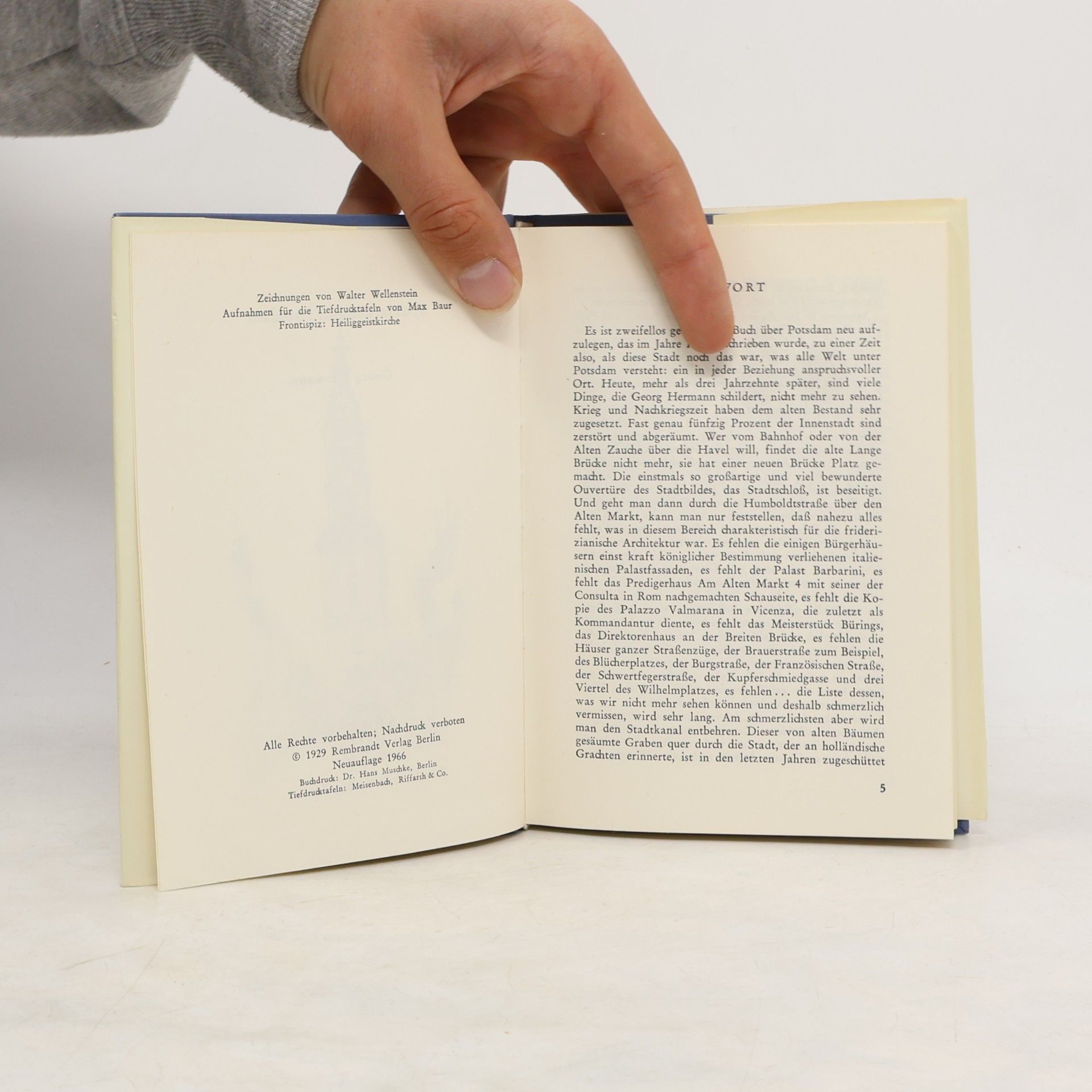 Georg Hermann Spaziergang in Postdam