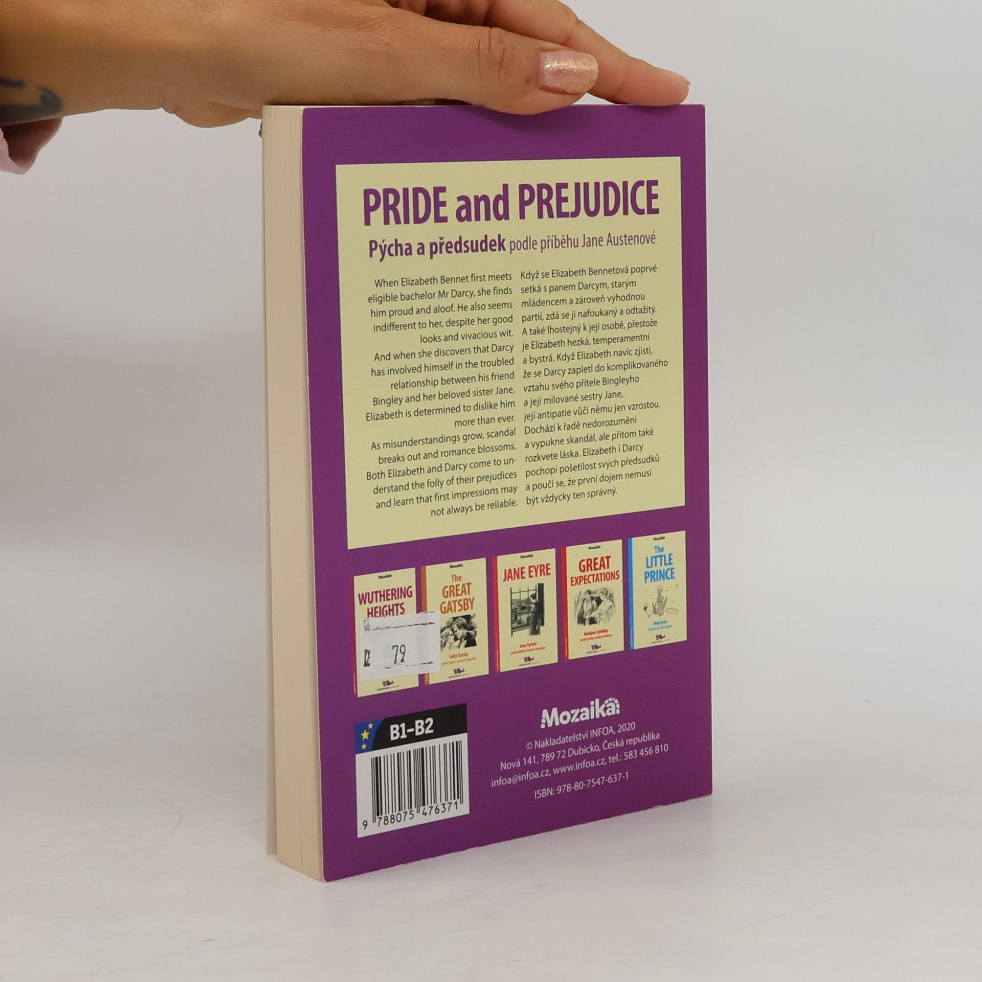 Jane Austen Pride and Prejudice = Pýcha a předsudek