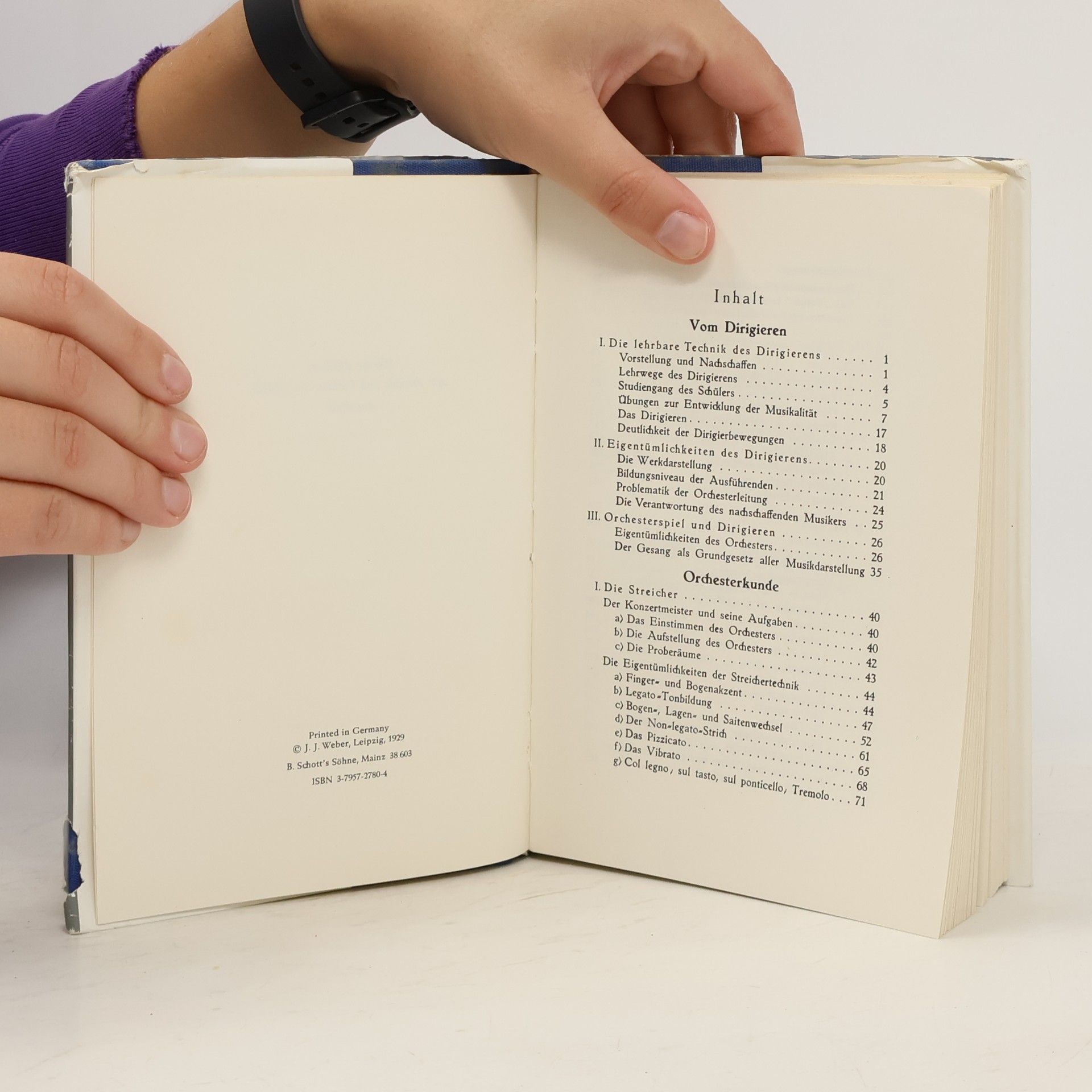 Hermann Scherchen Lehrbuch des Dirigierens