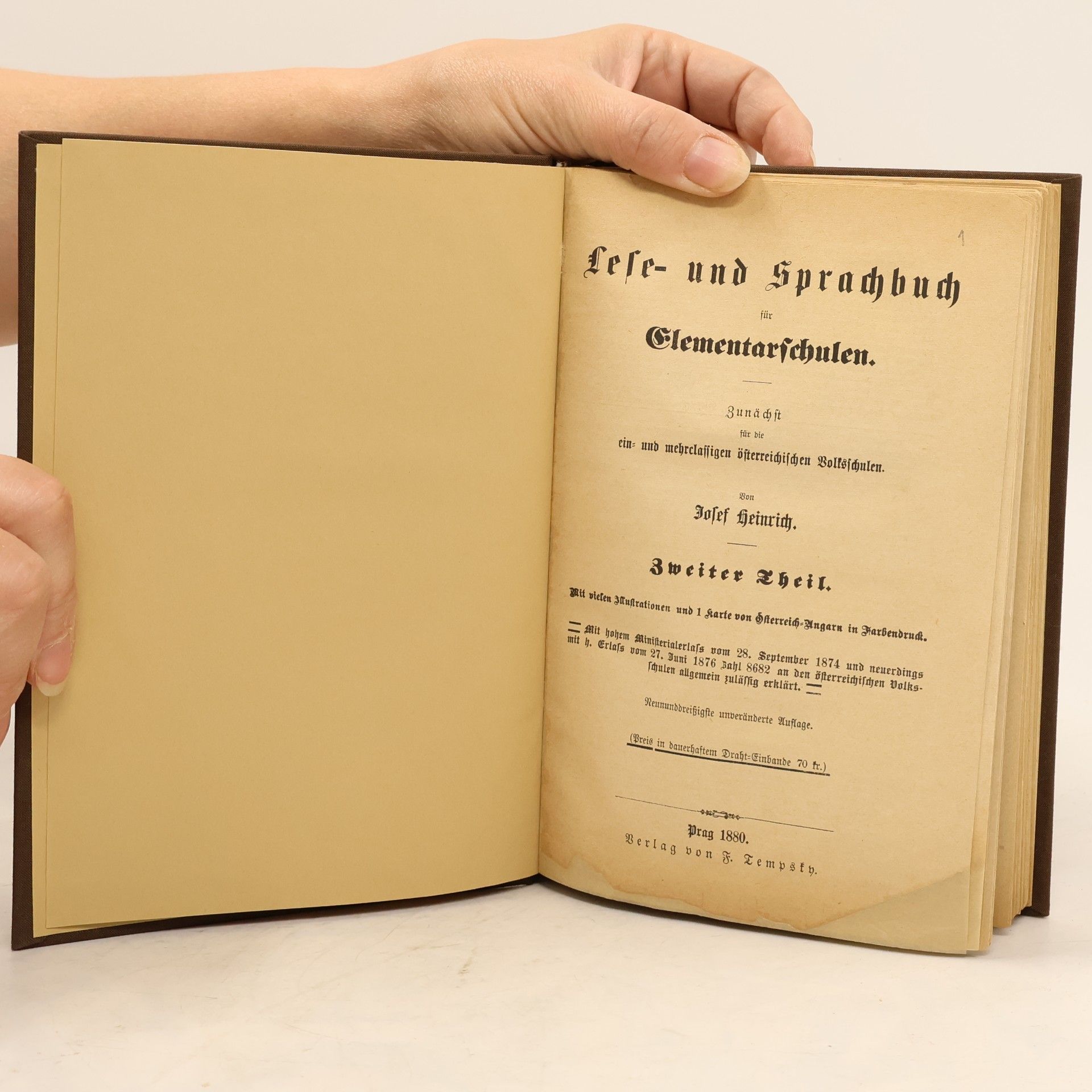Josef Heinrich Lese- und Sprachbuch für Elementarschulen 2