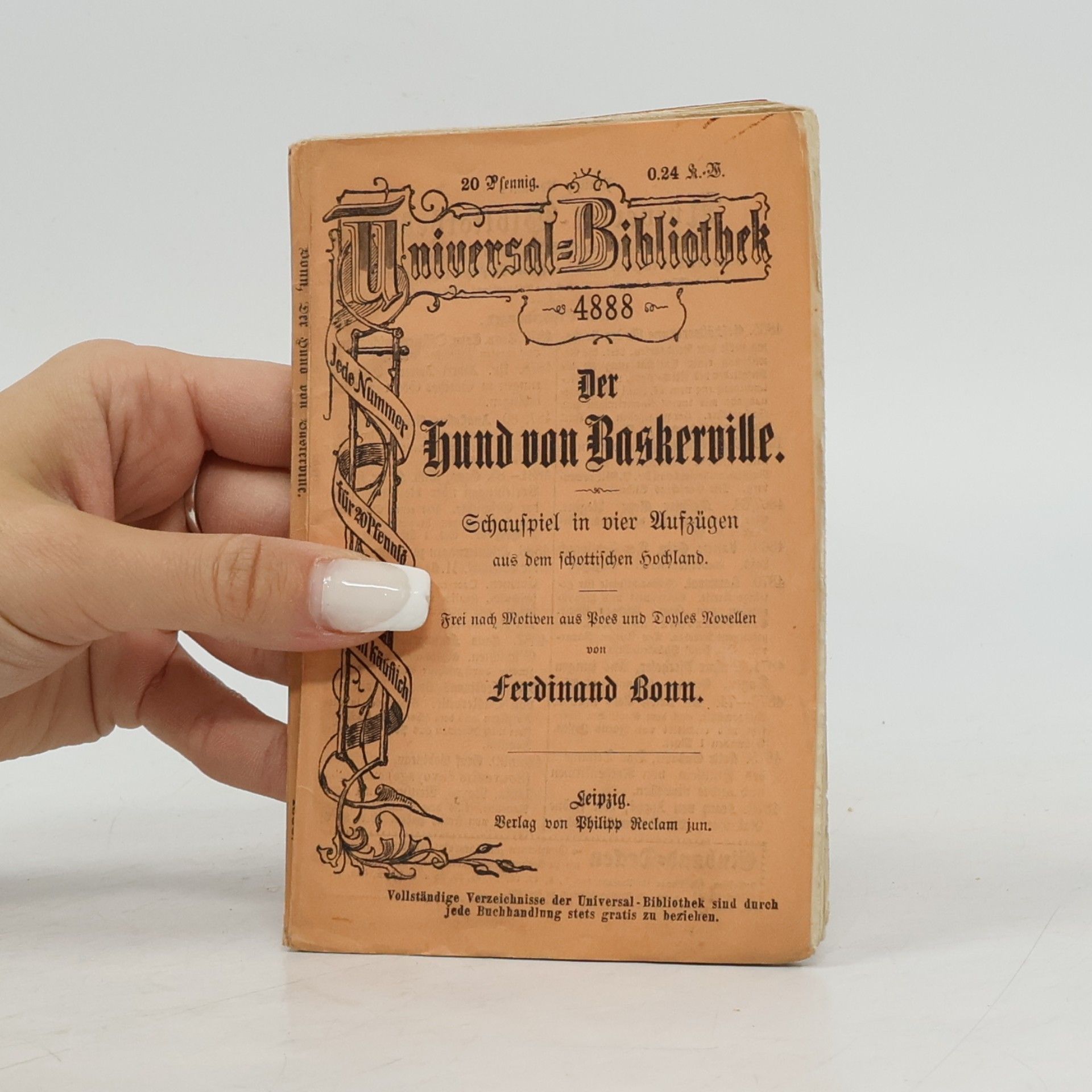 Ferdinand Bonn Der Hund von Baskerville