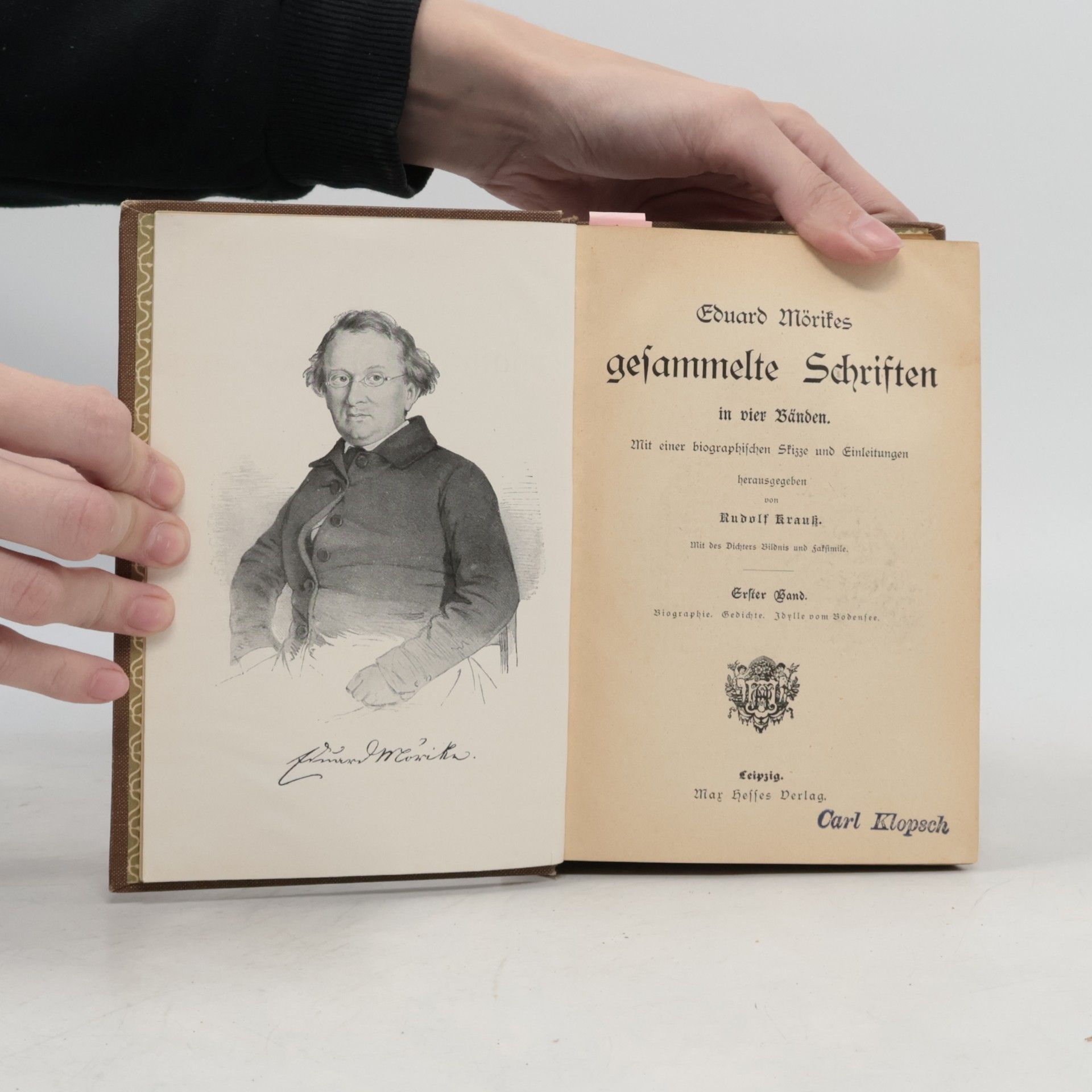 Eduard Mörike Gesammelte Schriften I