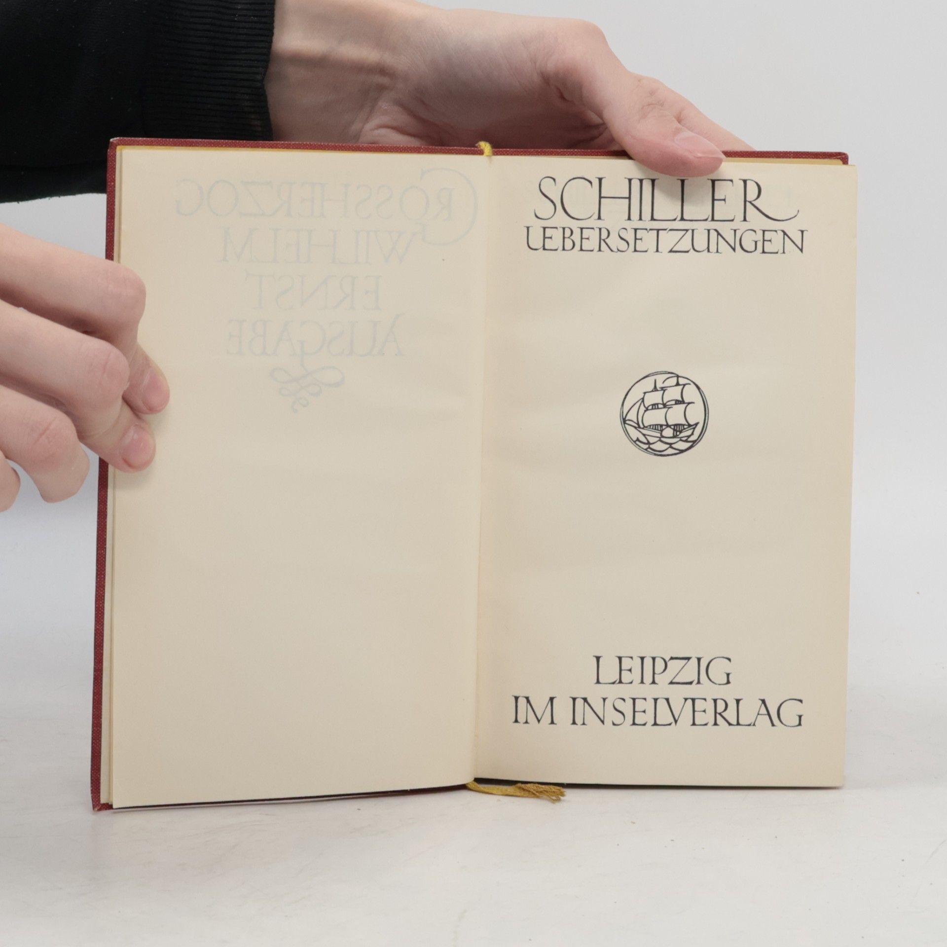 Friedrich Schiller Schillers Uebersetzungen