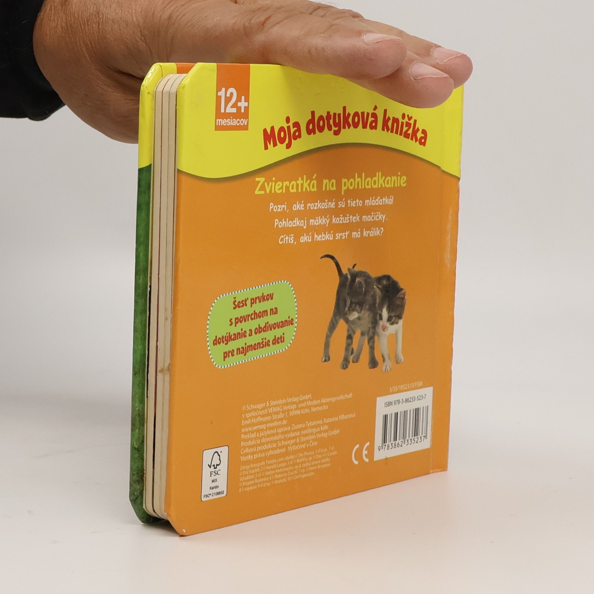 Autorenkollektiv Moja dotyková knižka. Zvieratká na pohladkanie