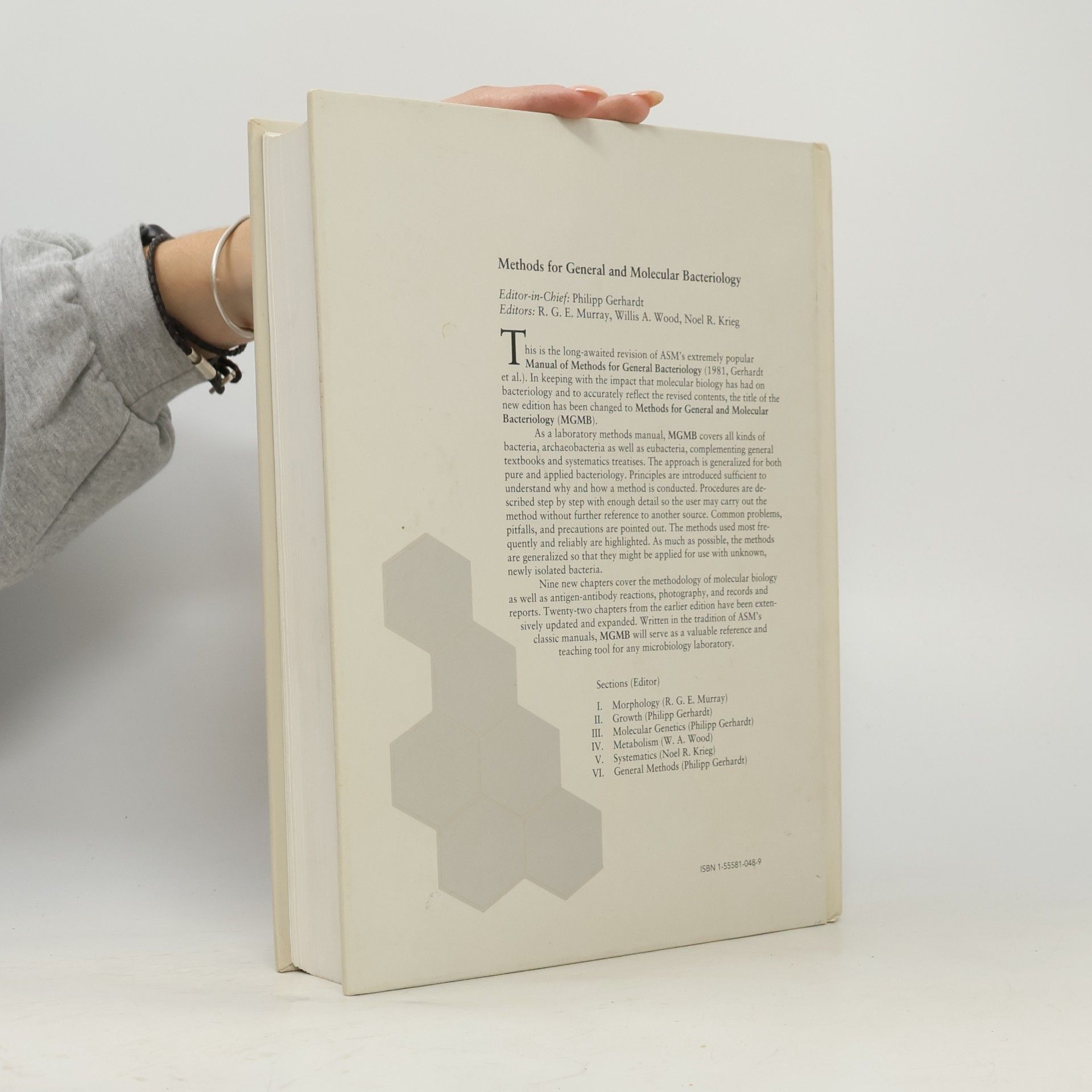 Philipp Gerhardt Methods for General and Molecular Bacteriology