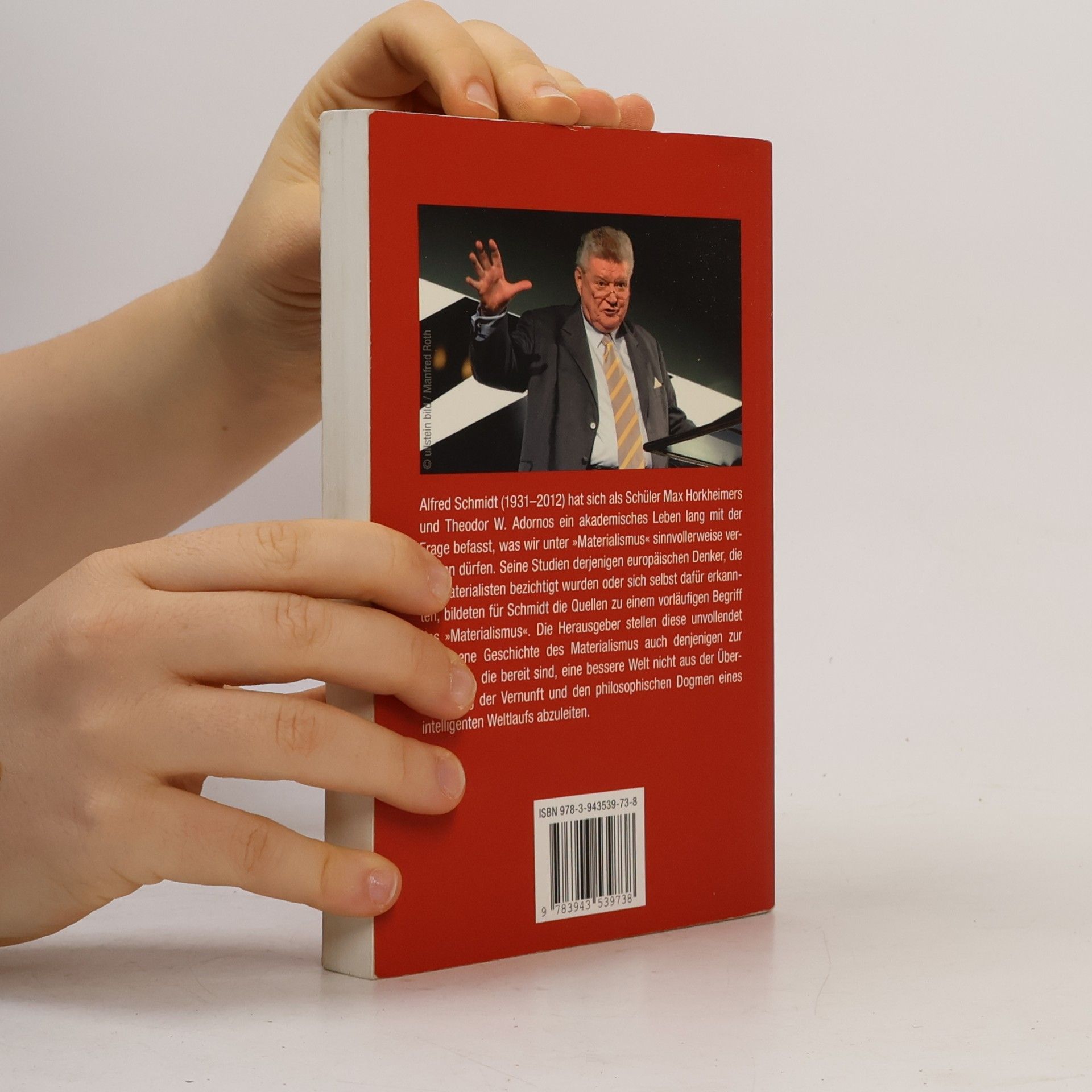 Alfred Schmidt Geschichte des Materialismus