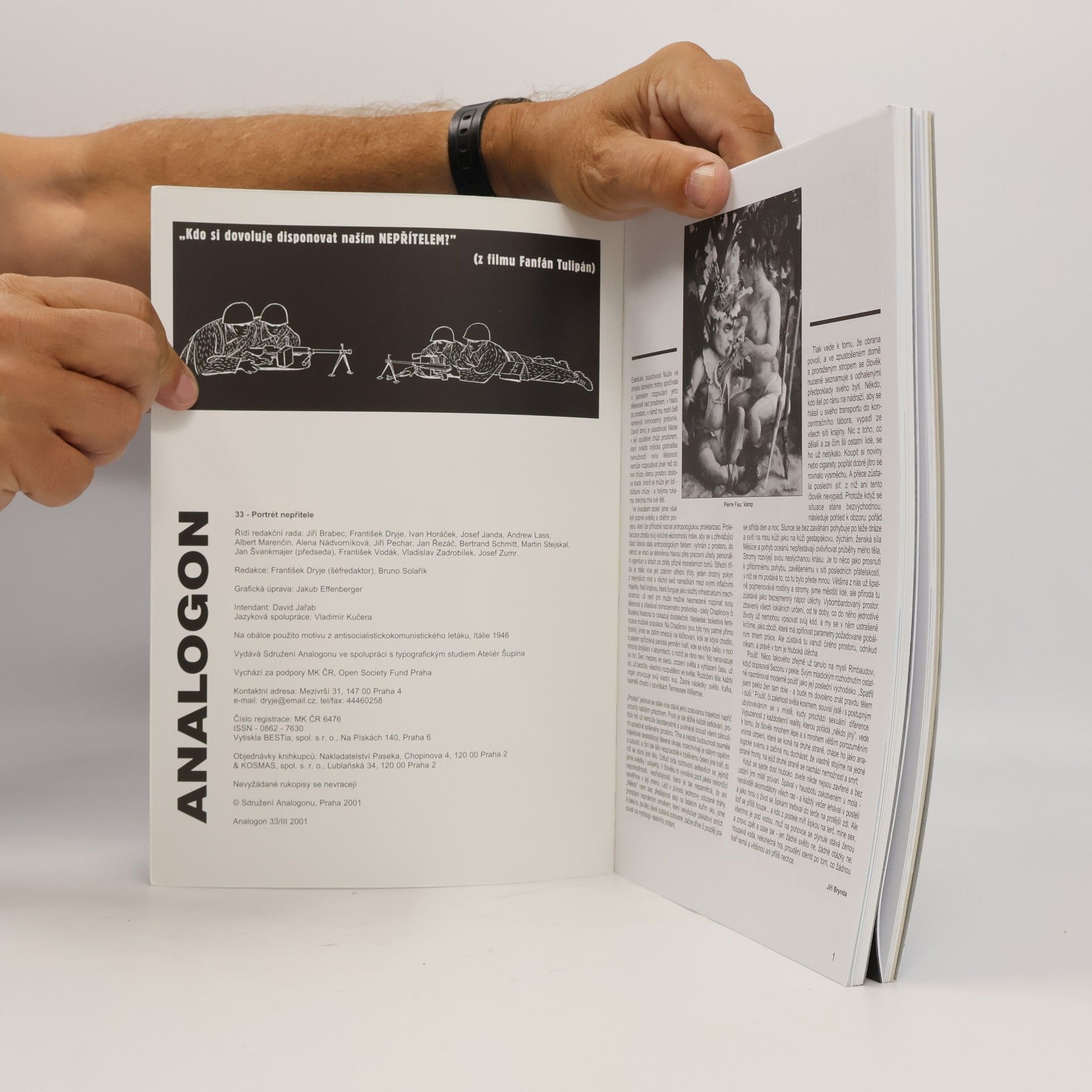 Kolektiv autorů Analogon 33. Portrét nepřítele