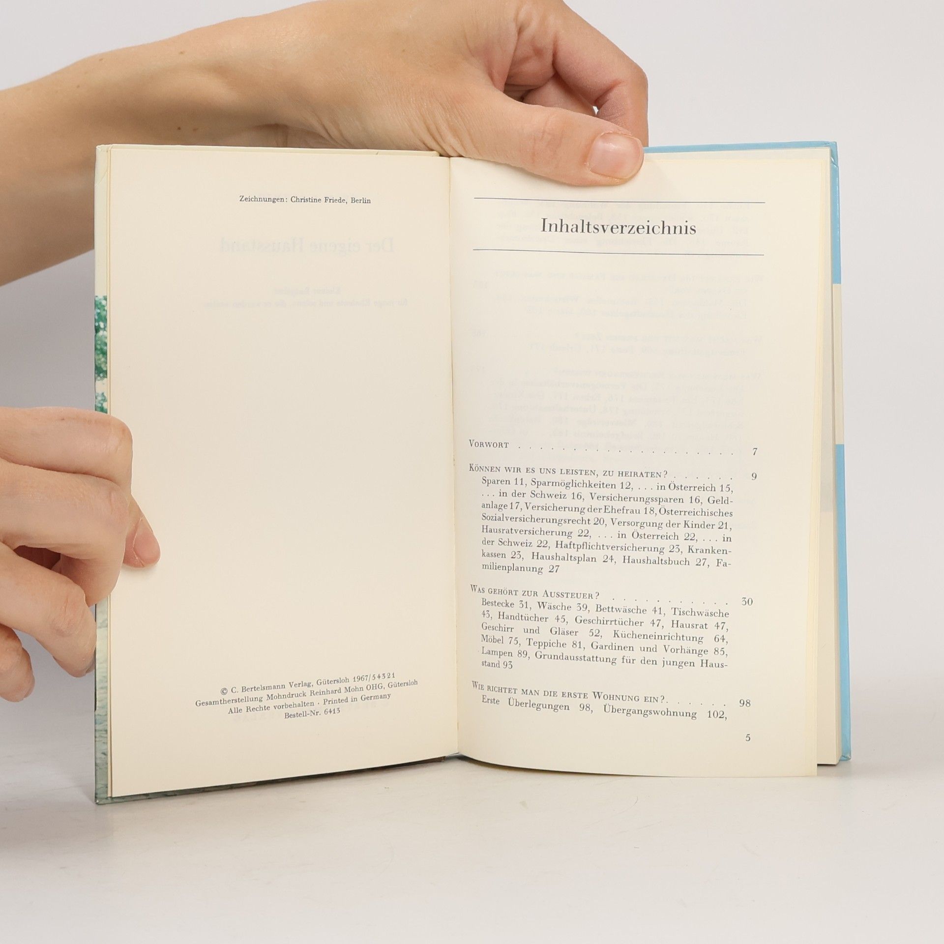 Christine Friede Der eigene Hausstand