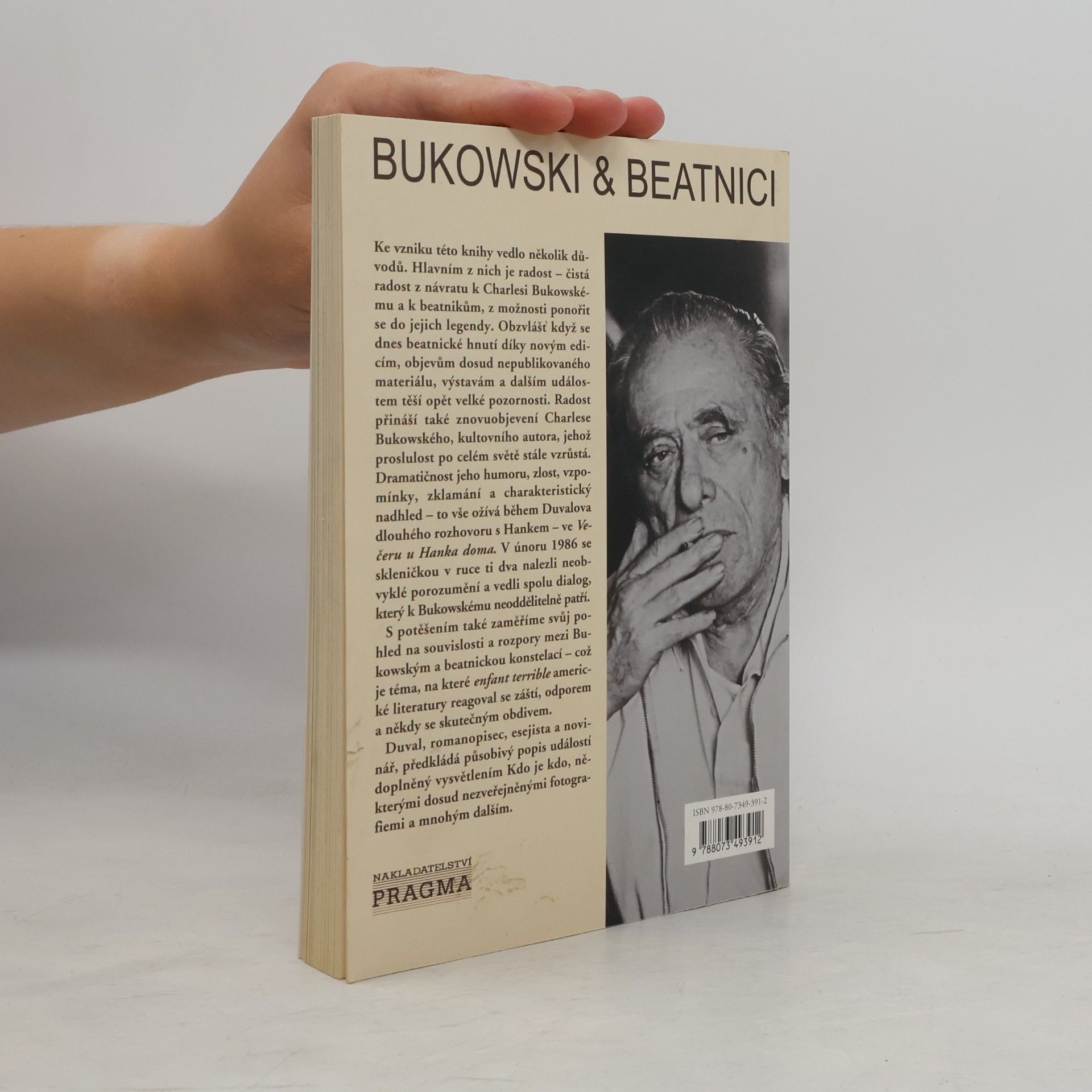 Jean-François Duval Bukowski a beatnici. Pojednání o generaci beatniků. Interview Večer u Hanka doma