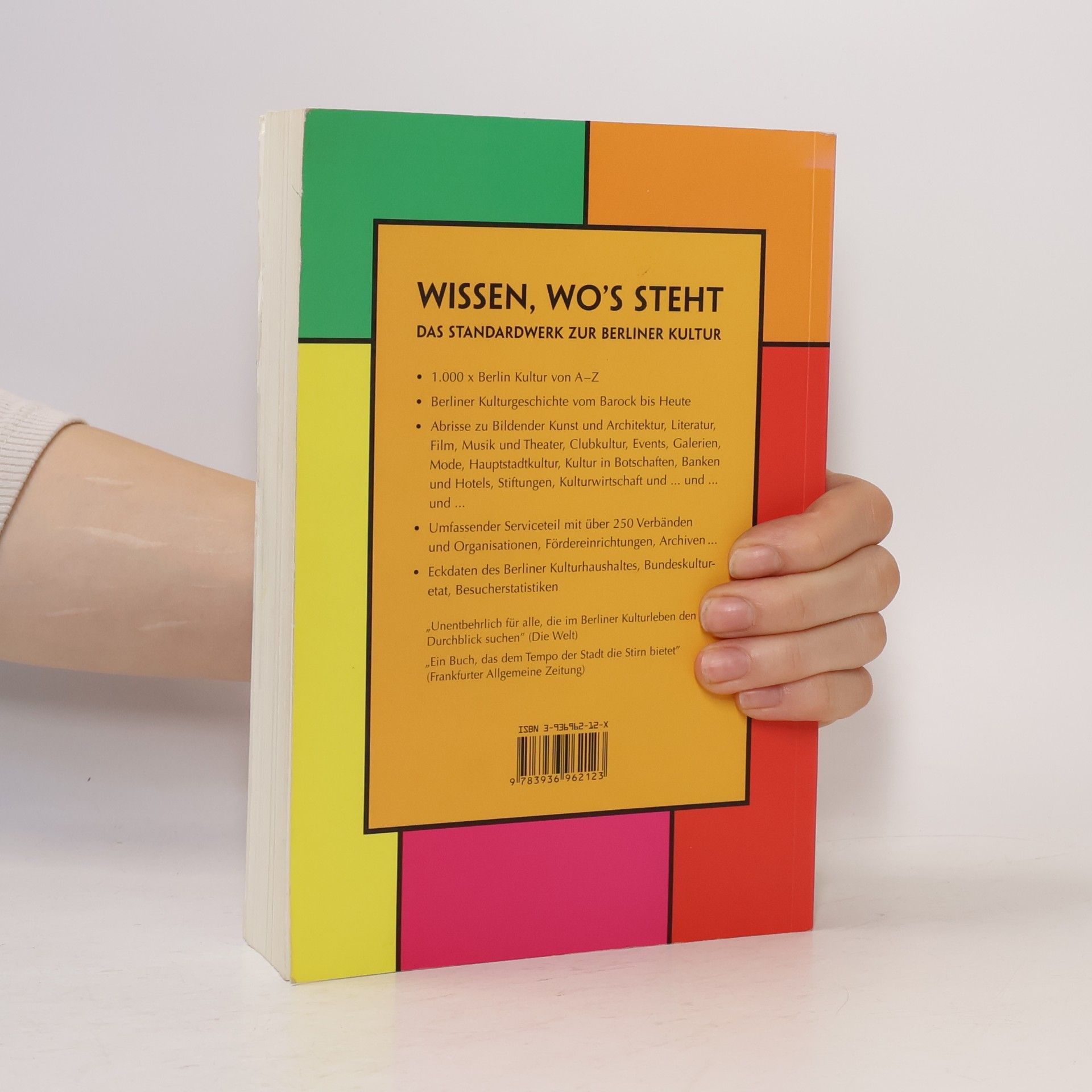 Klaus Siebenhaar Kultur-Handbuch Berlin: Geschichte & Gegenwart von A-Z - 3. Erweiterte und Aktualisierte Auflage