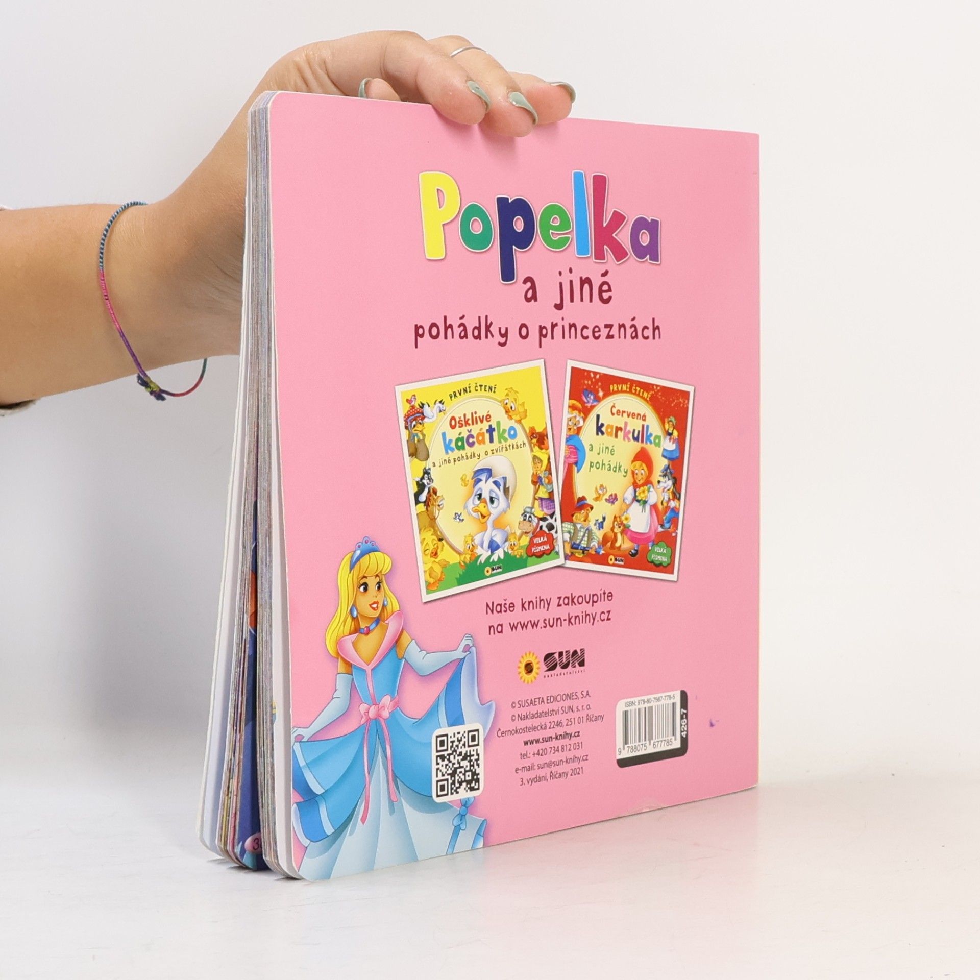 Kolektiv autorů Pohádky : velká písmena : mé první čtení Popelka a jiné pohádky o princeznách