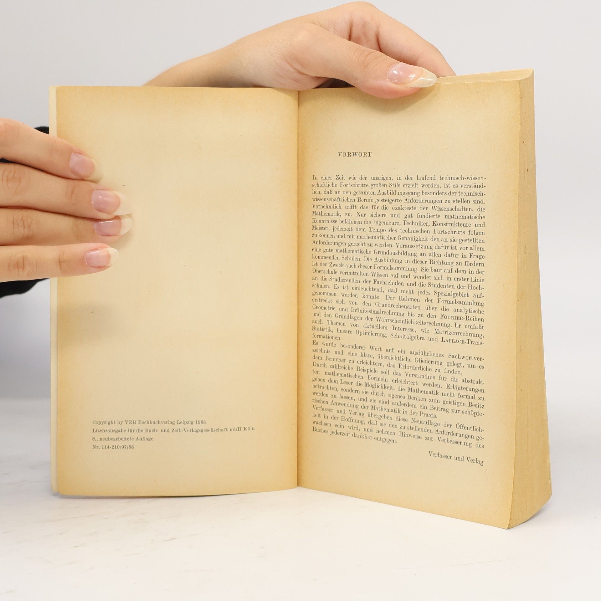 Hans Jochen Bartsch Mathematische Formeln
