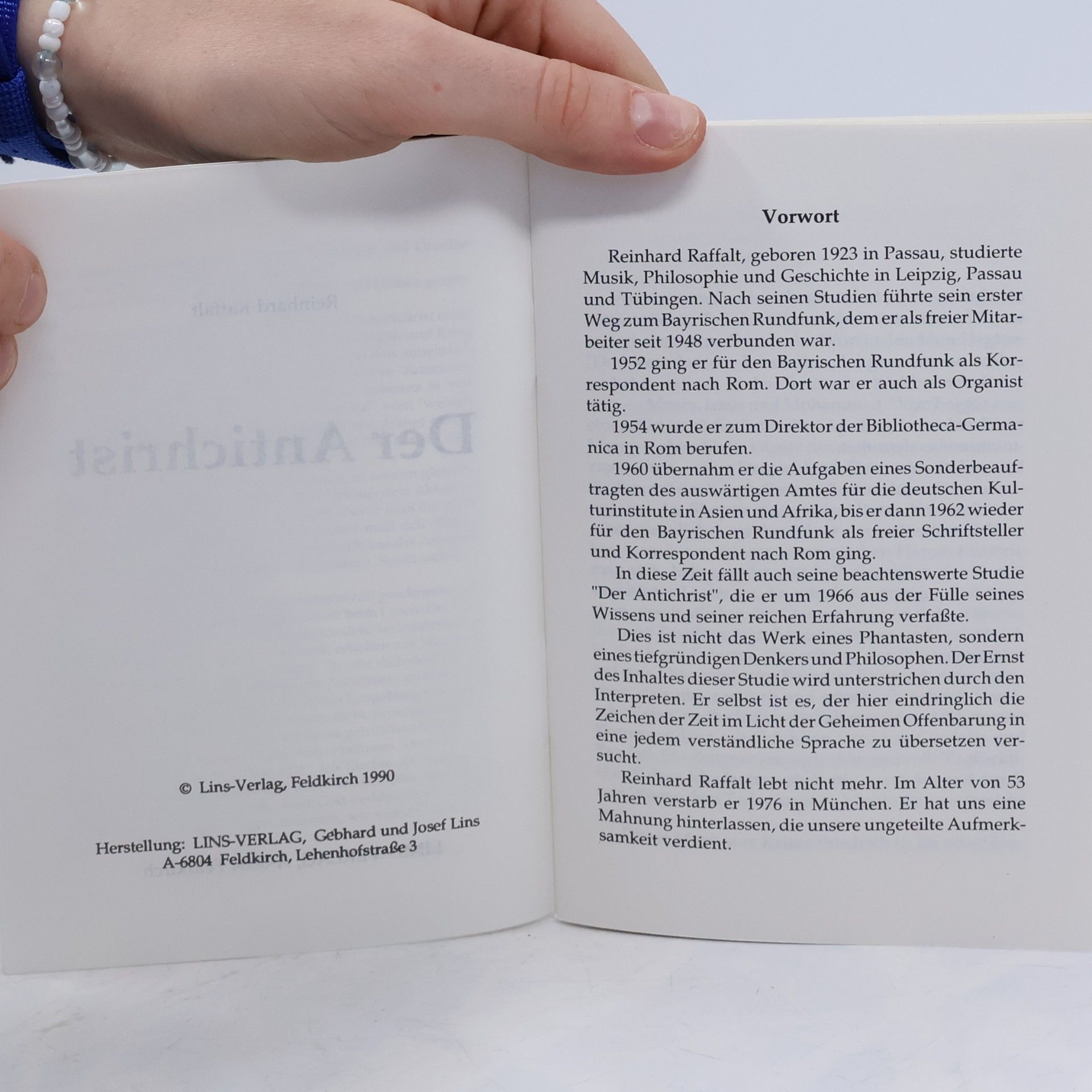 Reinhard Raffalt Der Antichrist