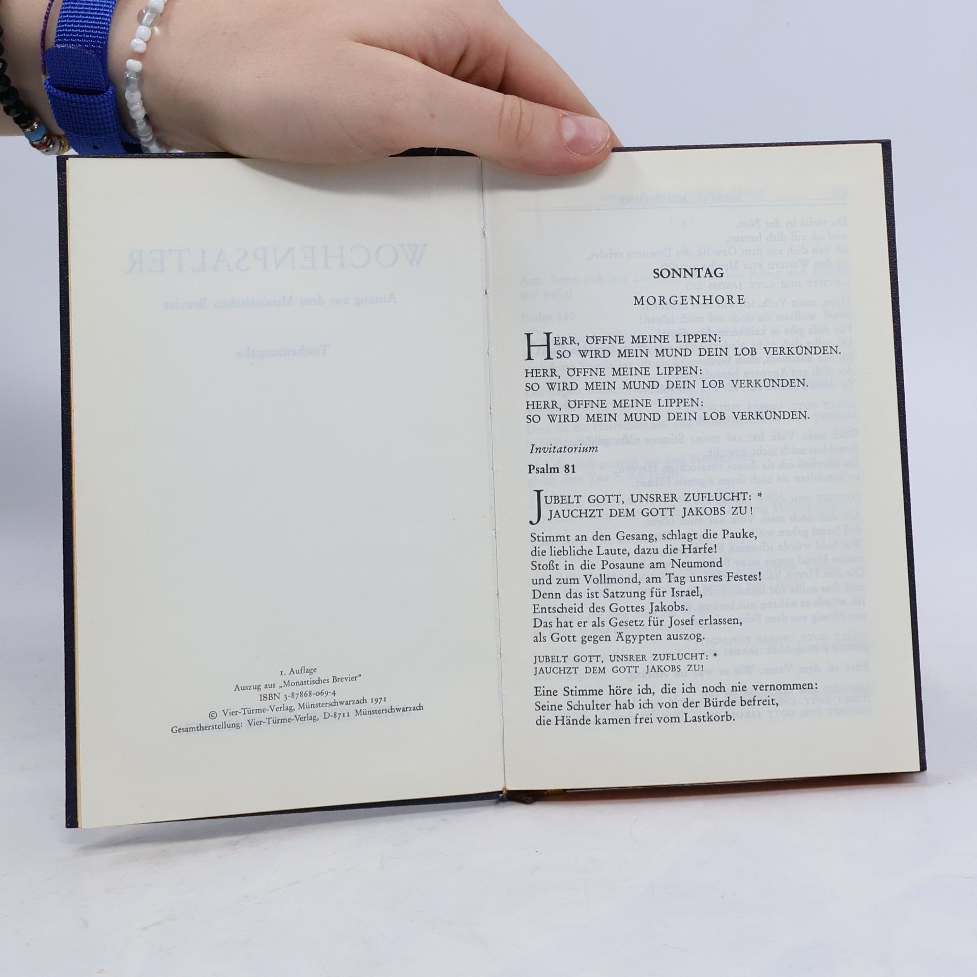 Various authors Auszug aus „Monastisches Brevier“