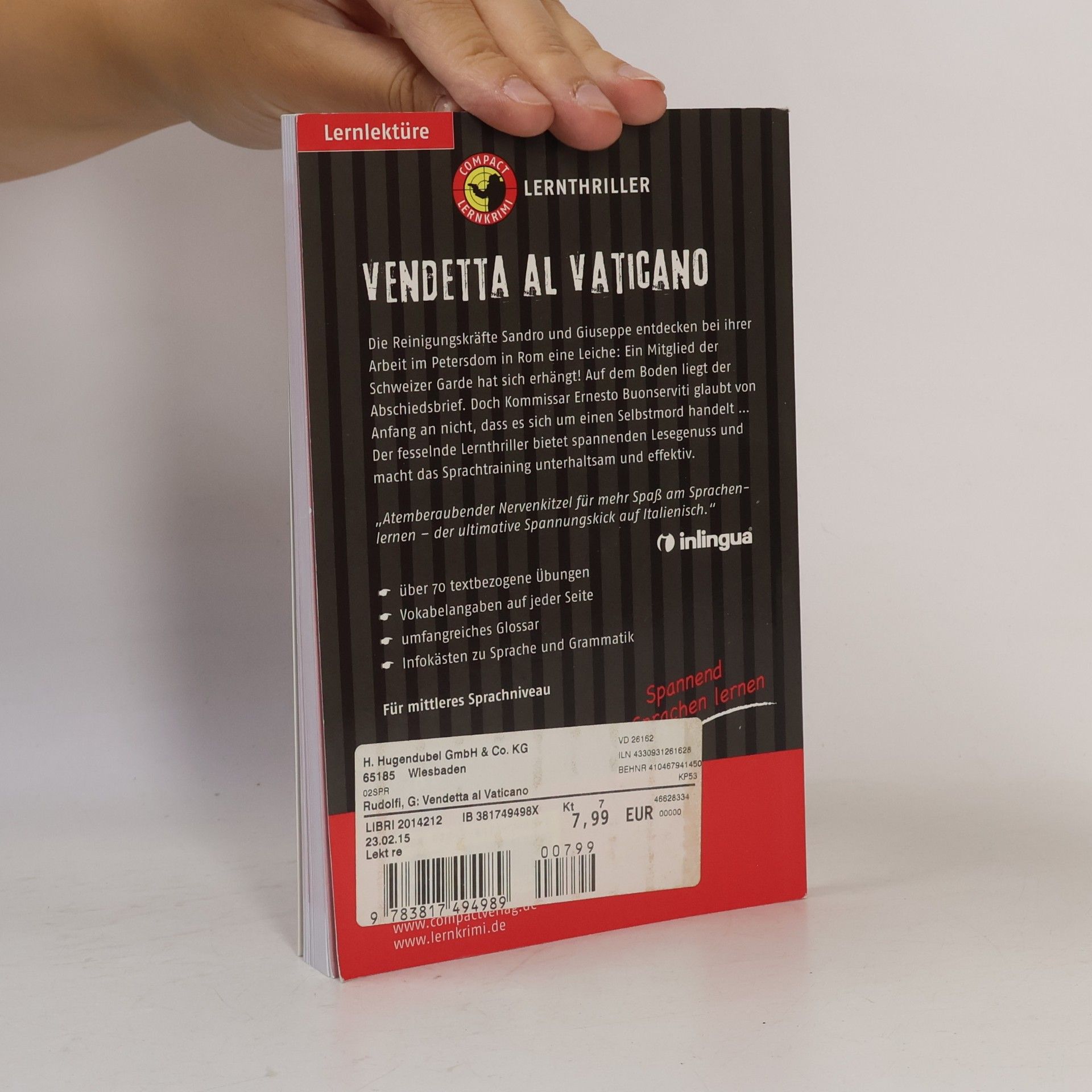 Giulia Rudolfi Lernthriller: Vendetta al Vaticano