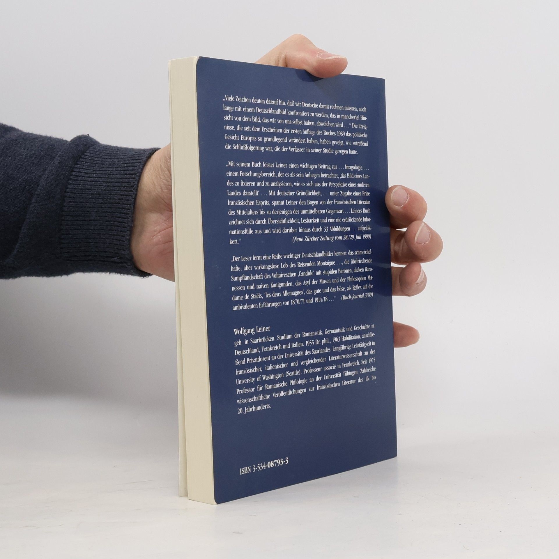 Wolfgang Leiner Das Deutschlandbild in der französischen Literatur: Studienausgabe