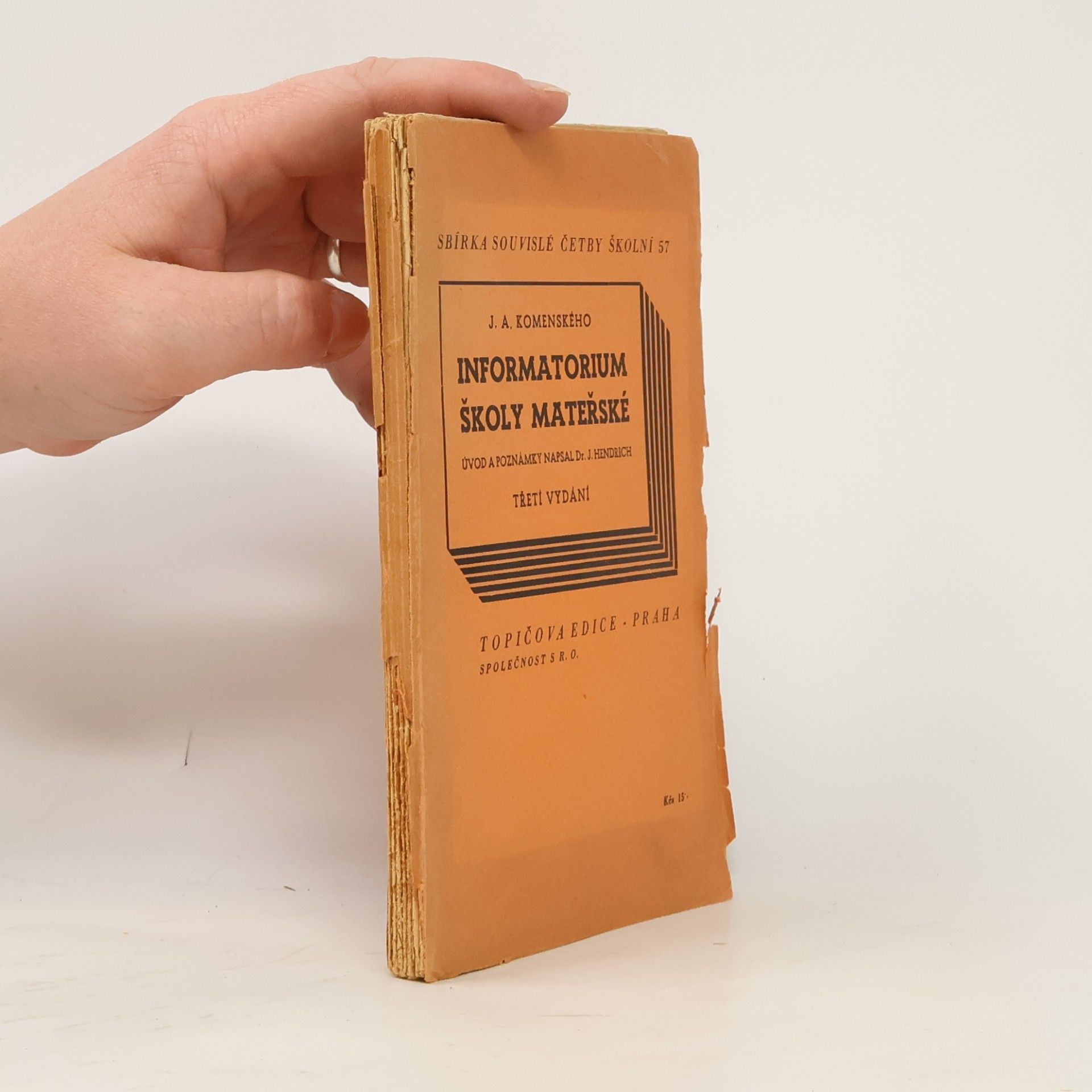 Jan Amos Komenský INFORMATORIUM ŠKOLY MATEŘSKÉ