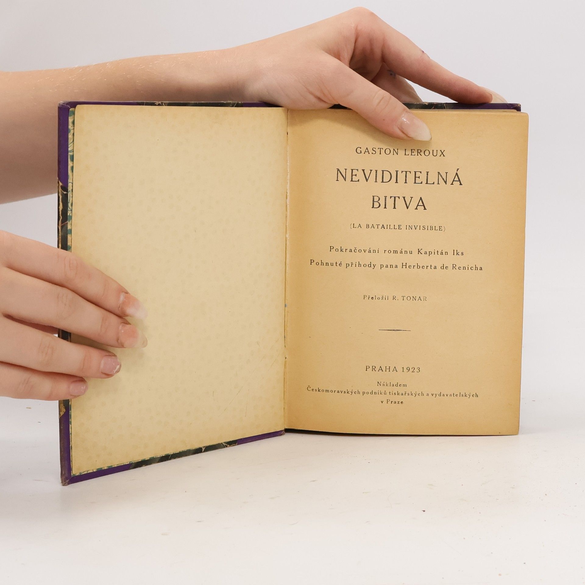 Gaston Leroux Neviditelná bitva