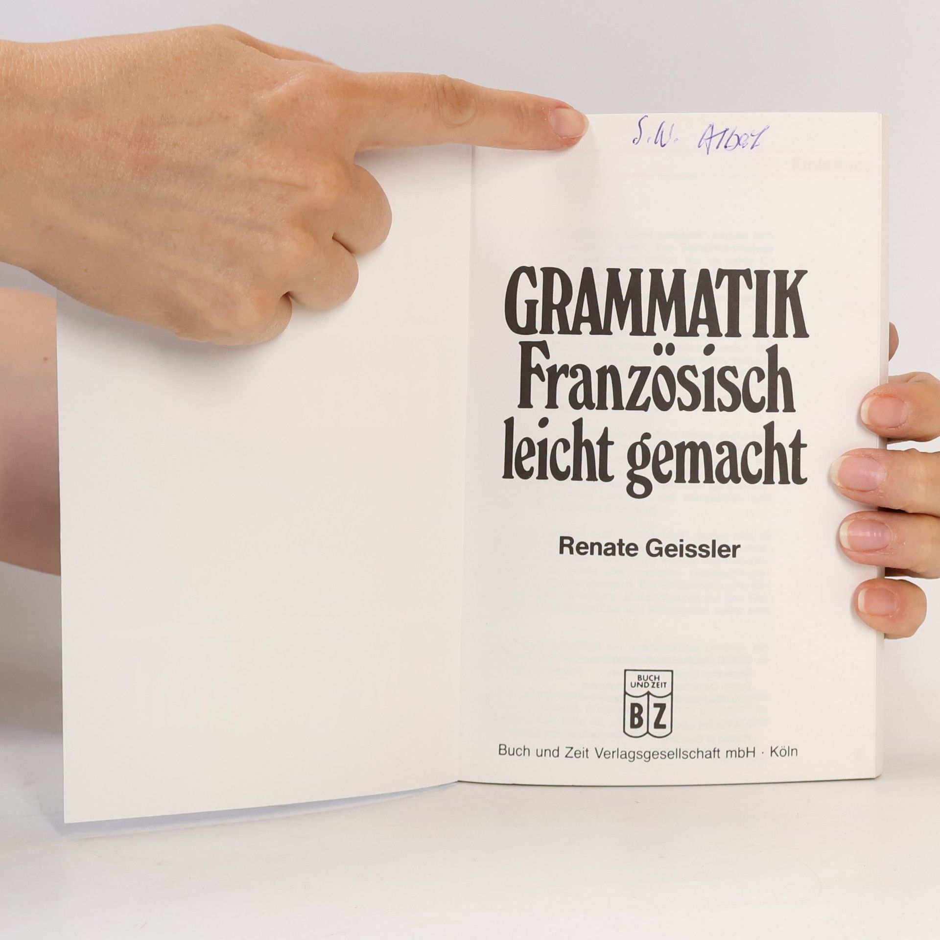 Renate Geissler Grammatik Französisch leicht gemacht