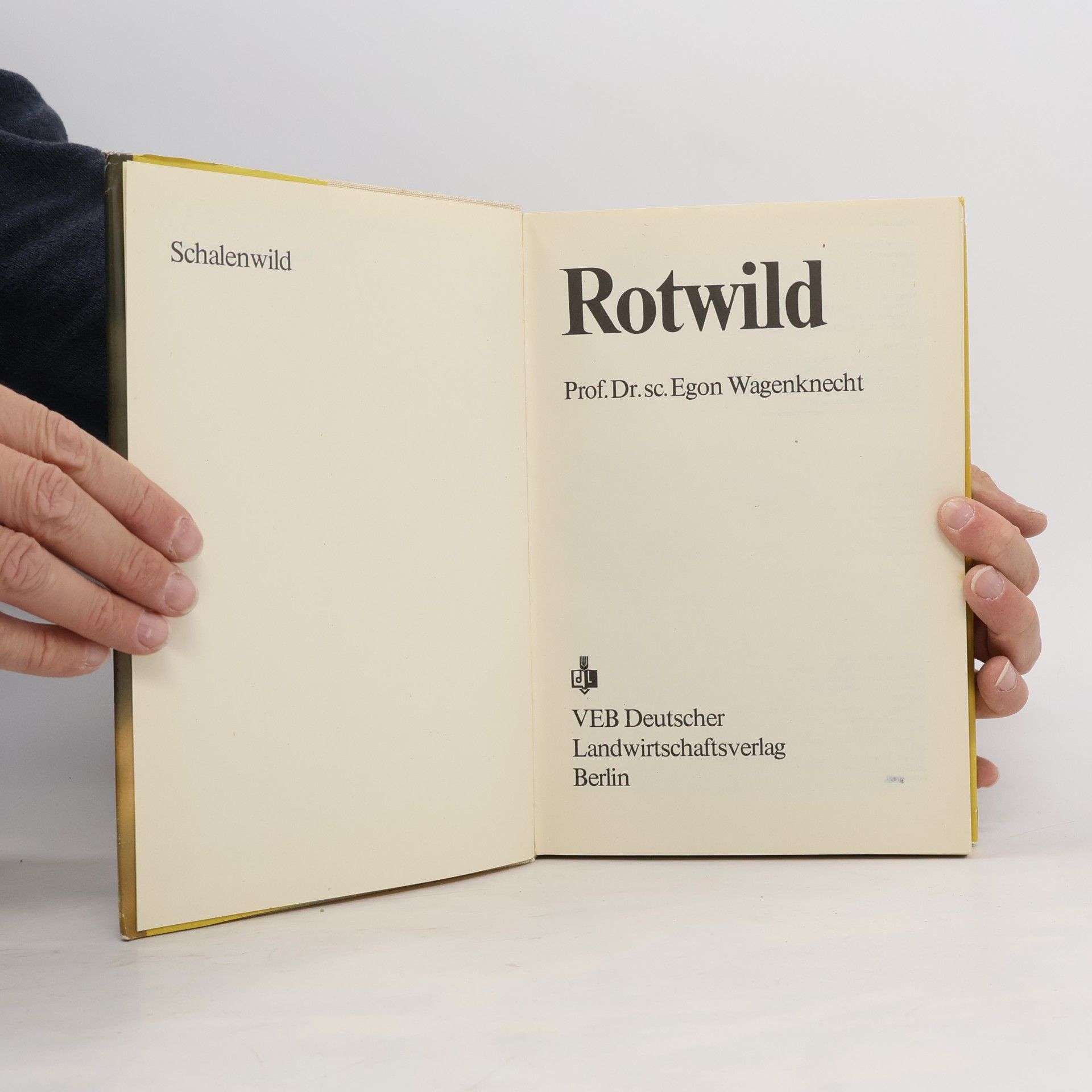Egon Wagenknecht Rotwild