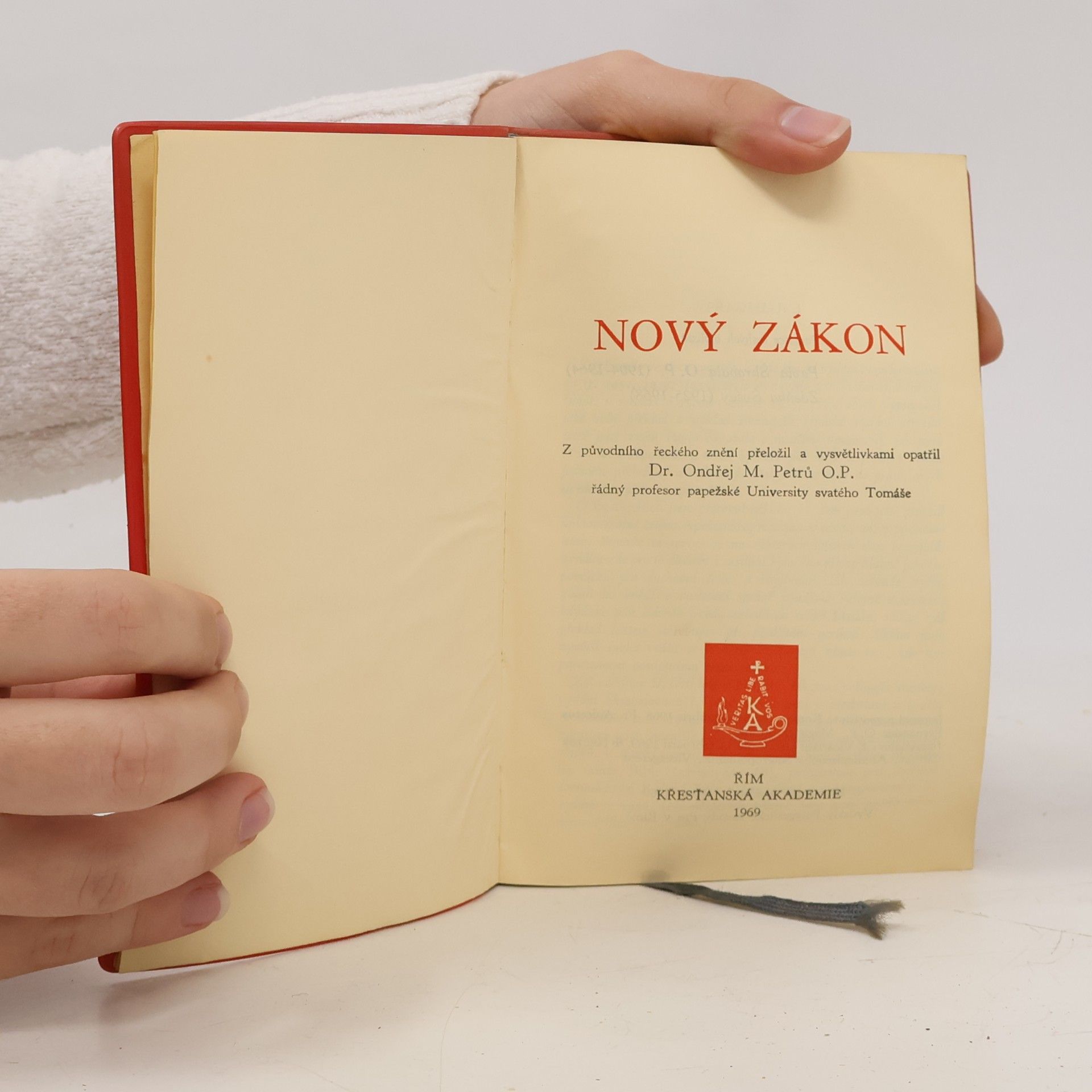 Ondřej M. Petrů Nový zákon