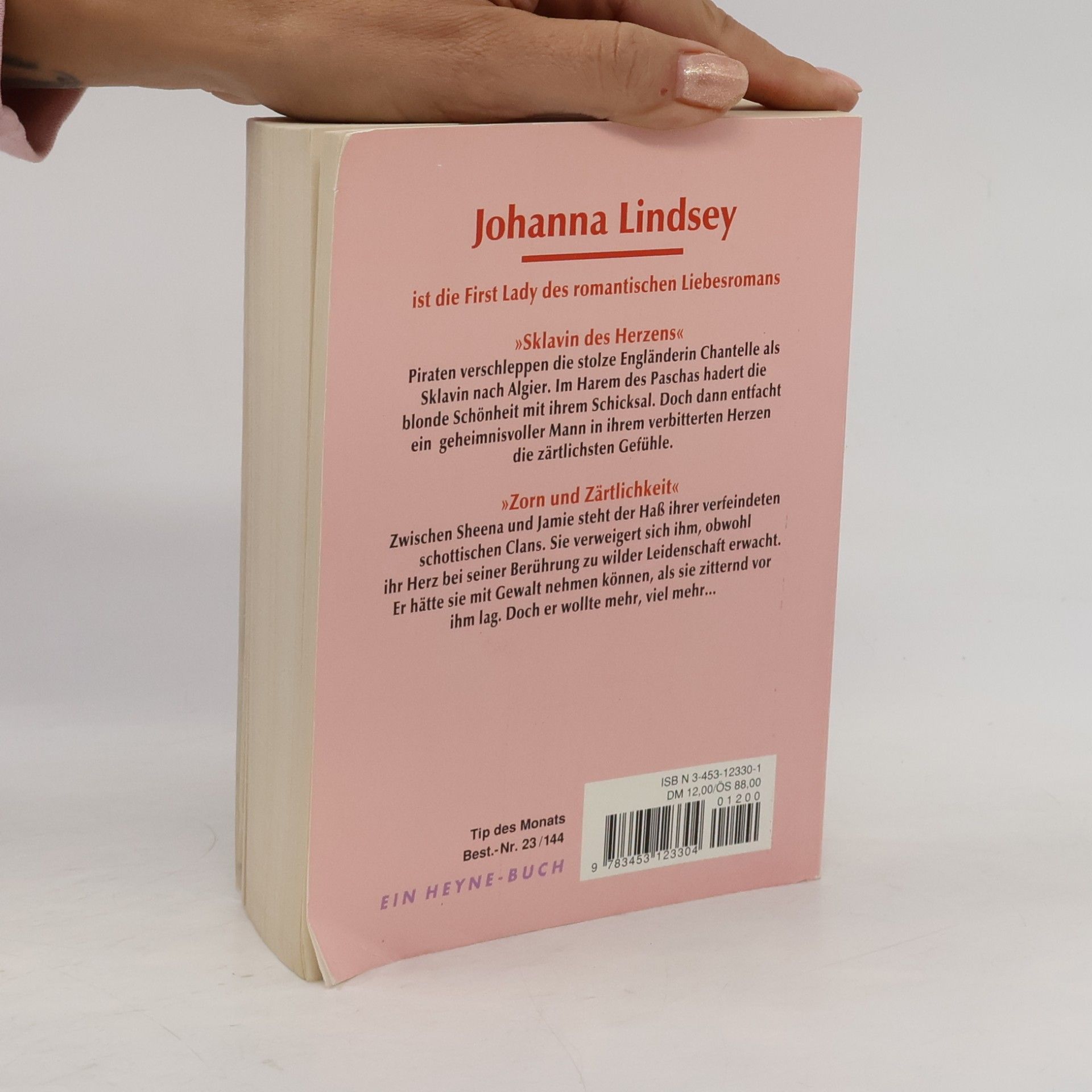 Johanna Lindsey Sklavin des Herzens; Zorn und Zärtlichkeit
