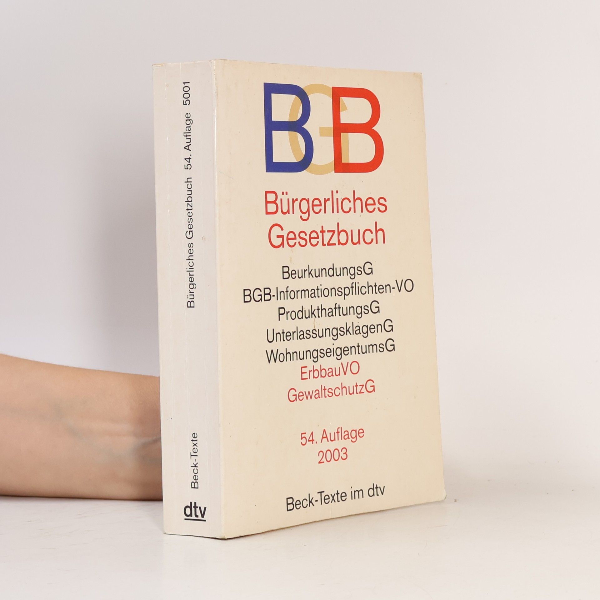 BGB Bürgerliches Gesetzbuch