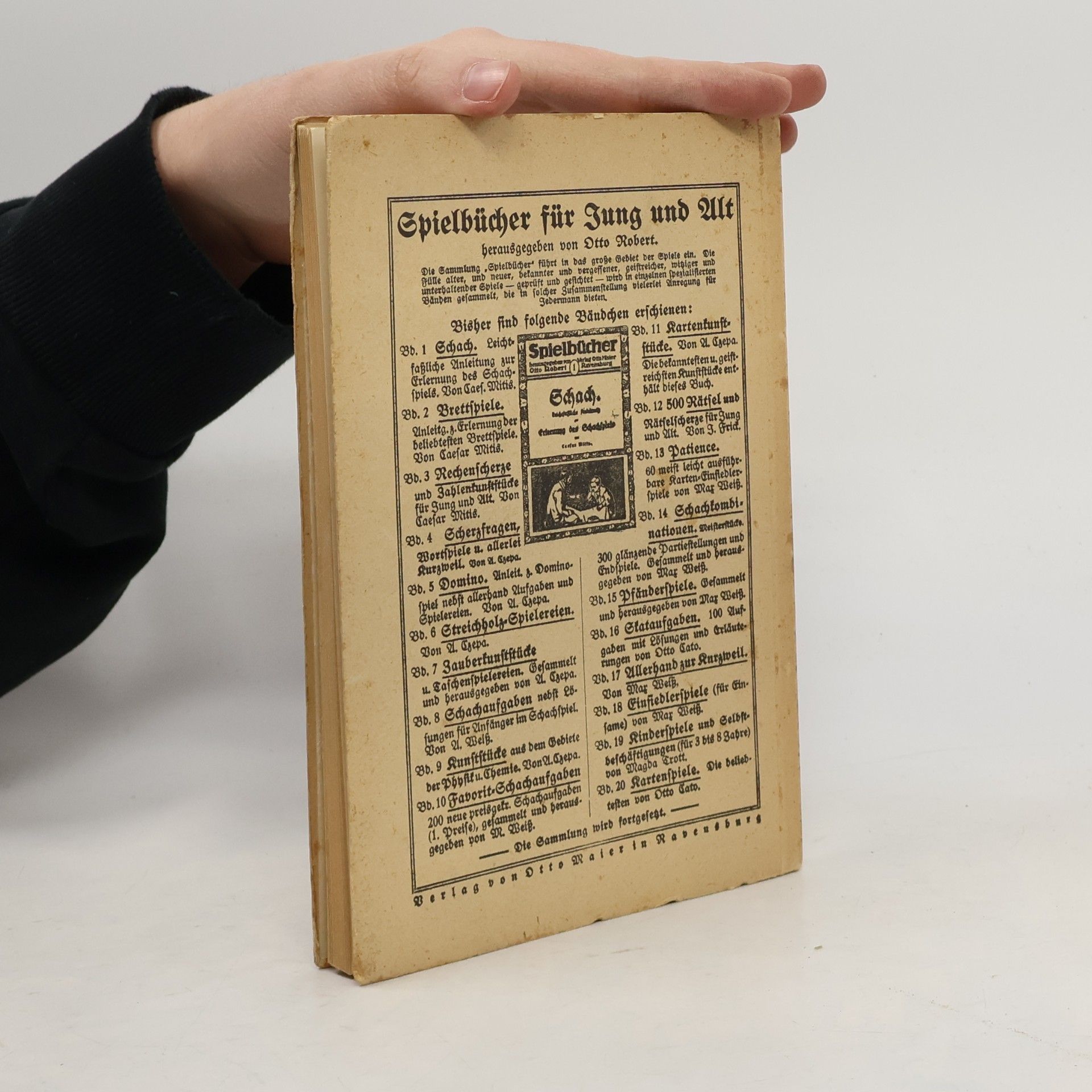 Max Weiss Spielbücher 22. Spiele im Freien