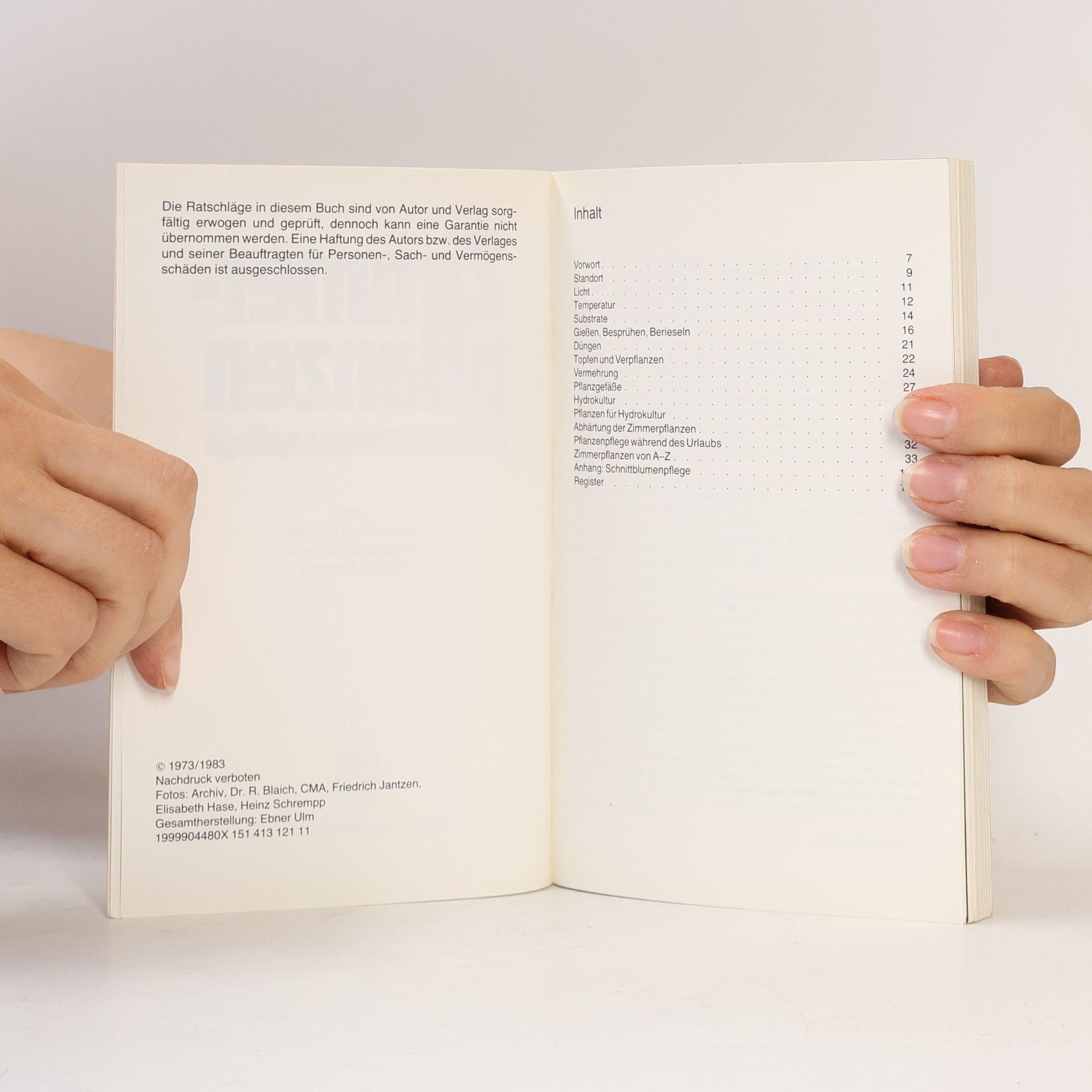 Autorenkollektiv Zimmerpflanzen und Schnittblumenpflege