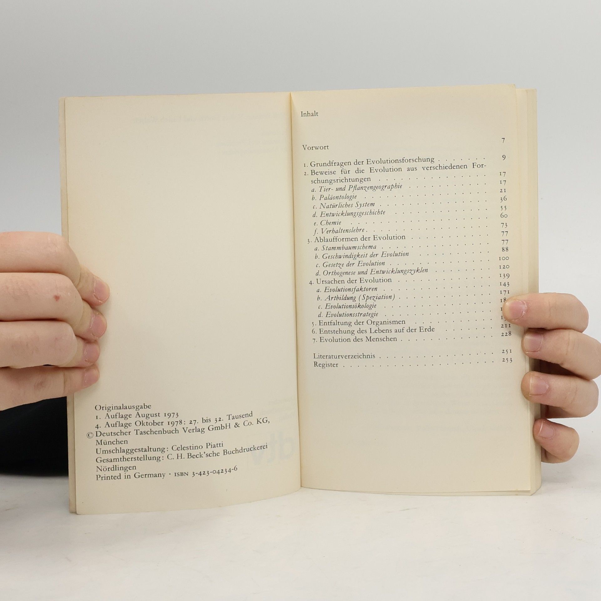 Autorenkollektiv Evolution. Tatsachen und Probleme der Abstammungslehre