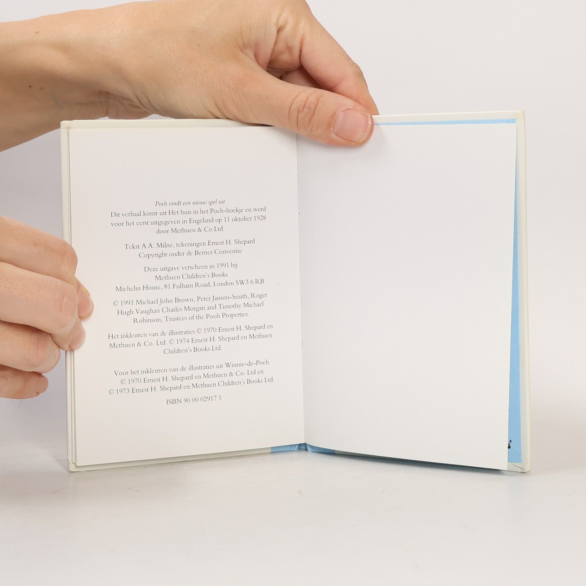 A.A. Milne Een Winnie-de-Poeh verhaal - 15: Poeh vindt een nieuw spel uit